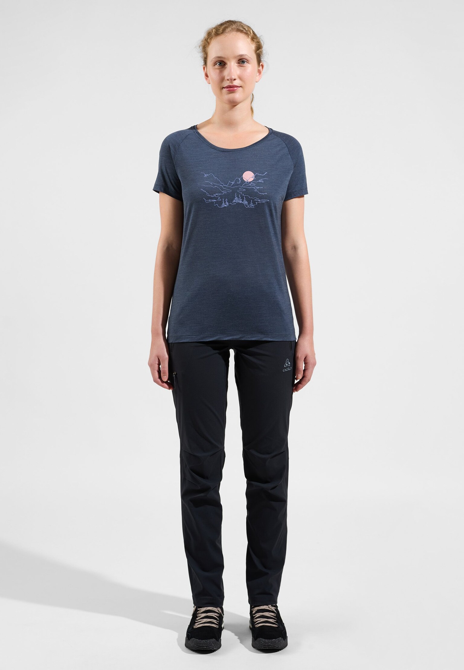 Ascent Performance Wool 130 T-Shirt mit Talprint