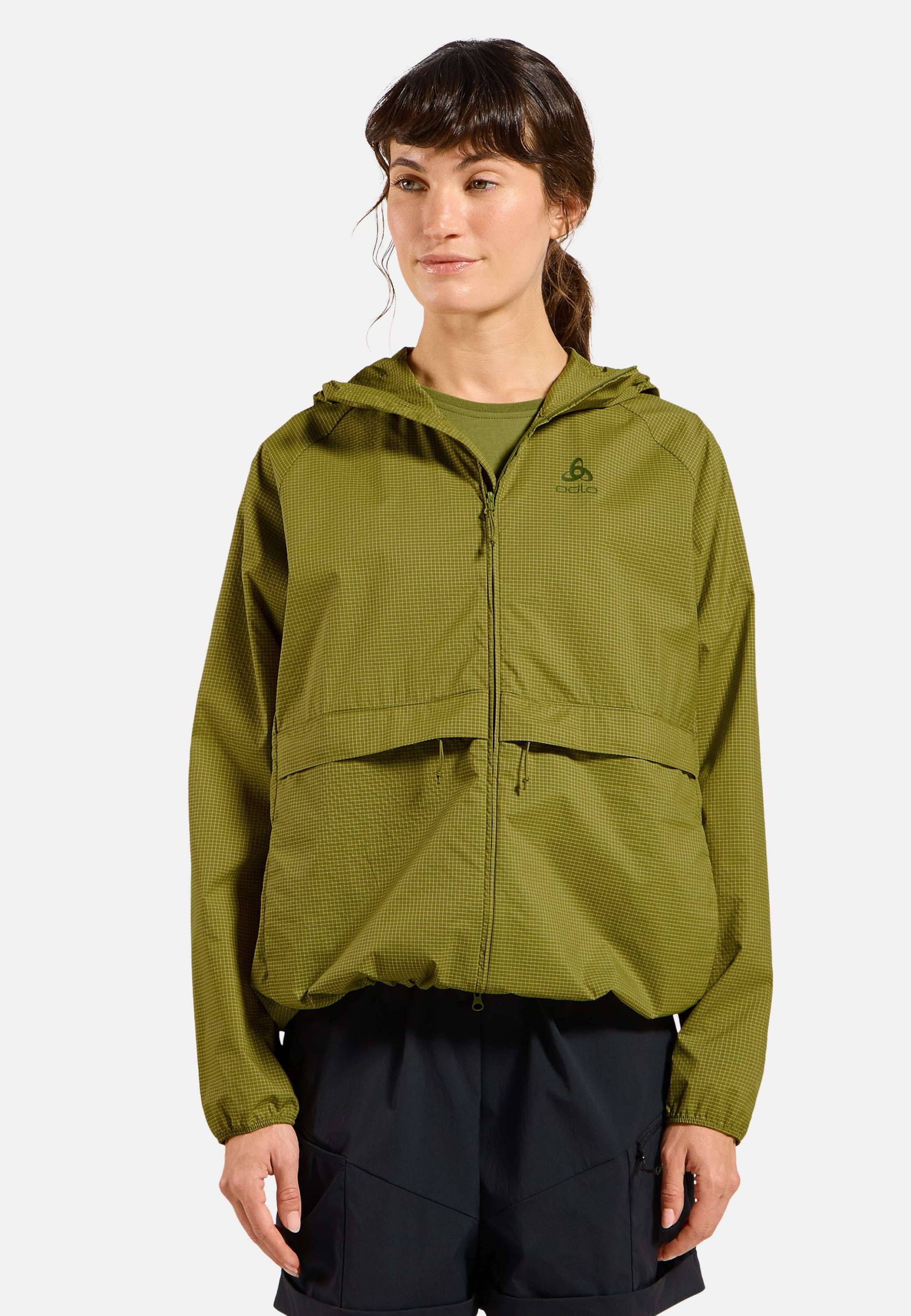Odlo Essential Windbreaker Jacke für Damen - Wandern - grün, M