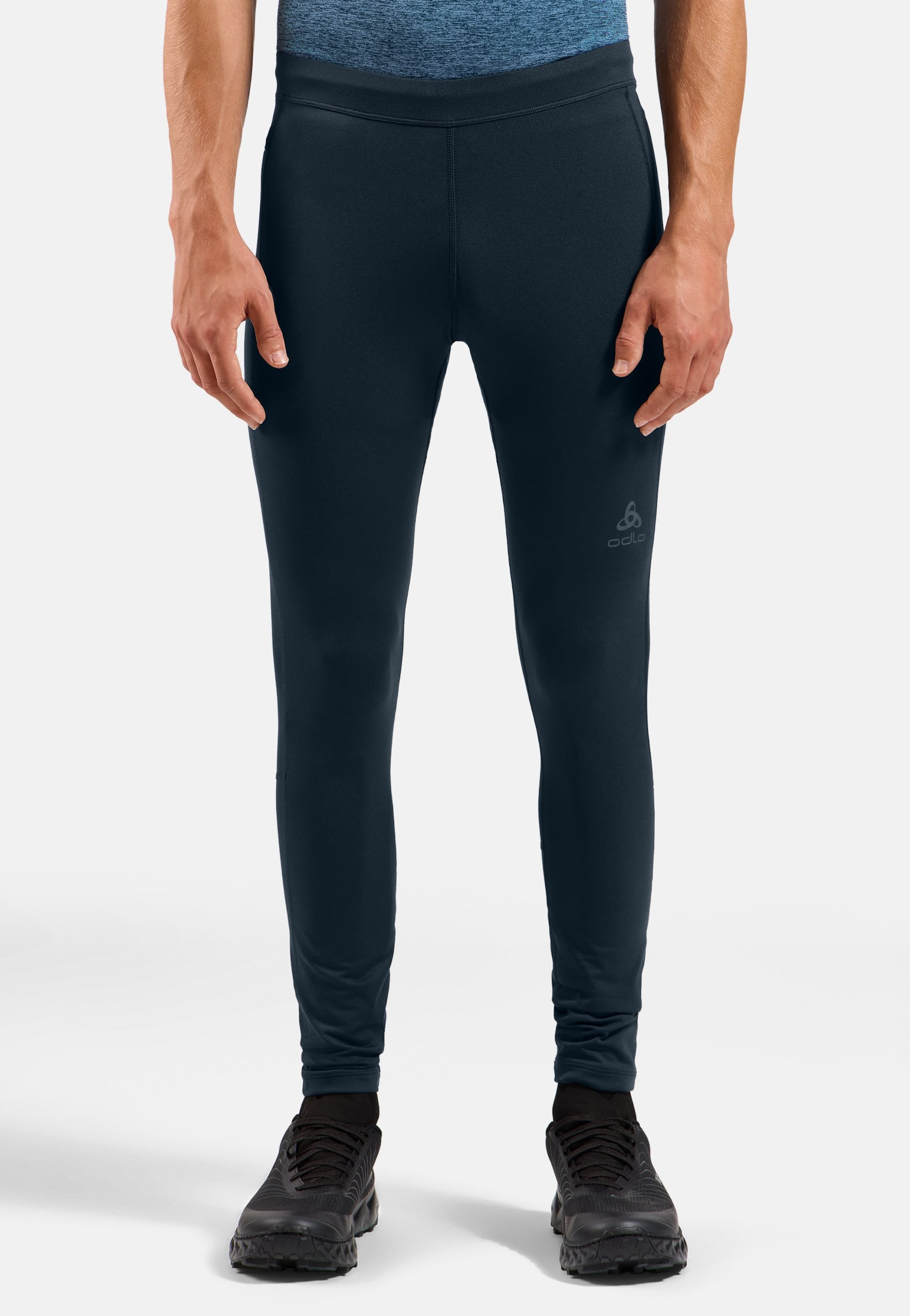 Odlo Essential Warm Lauftights für Herren - Running - blau, M