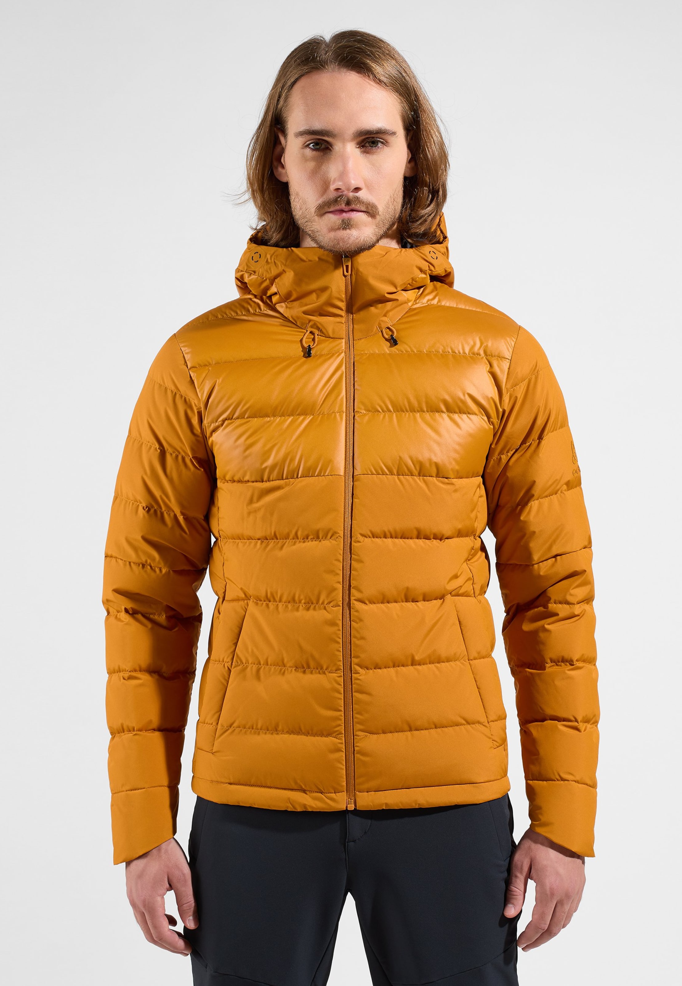 Odlo Severin N-Thermic Hooded Isolationsjacke für Herren - Casual Comfort - orange, M