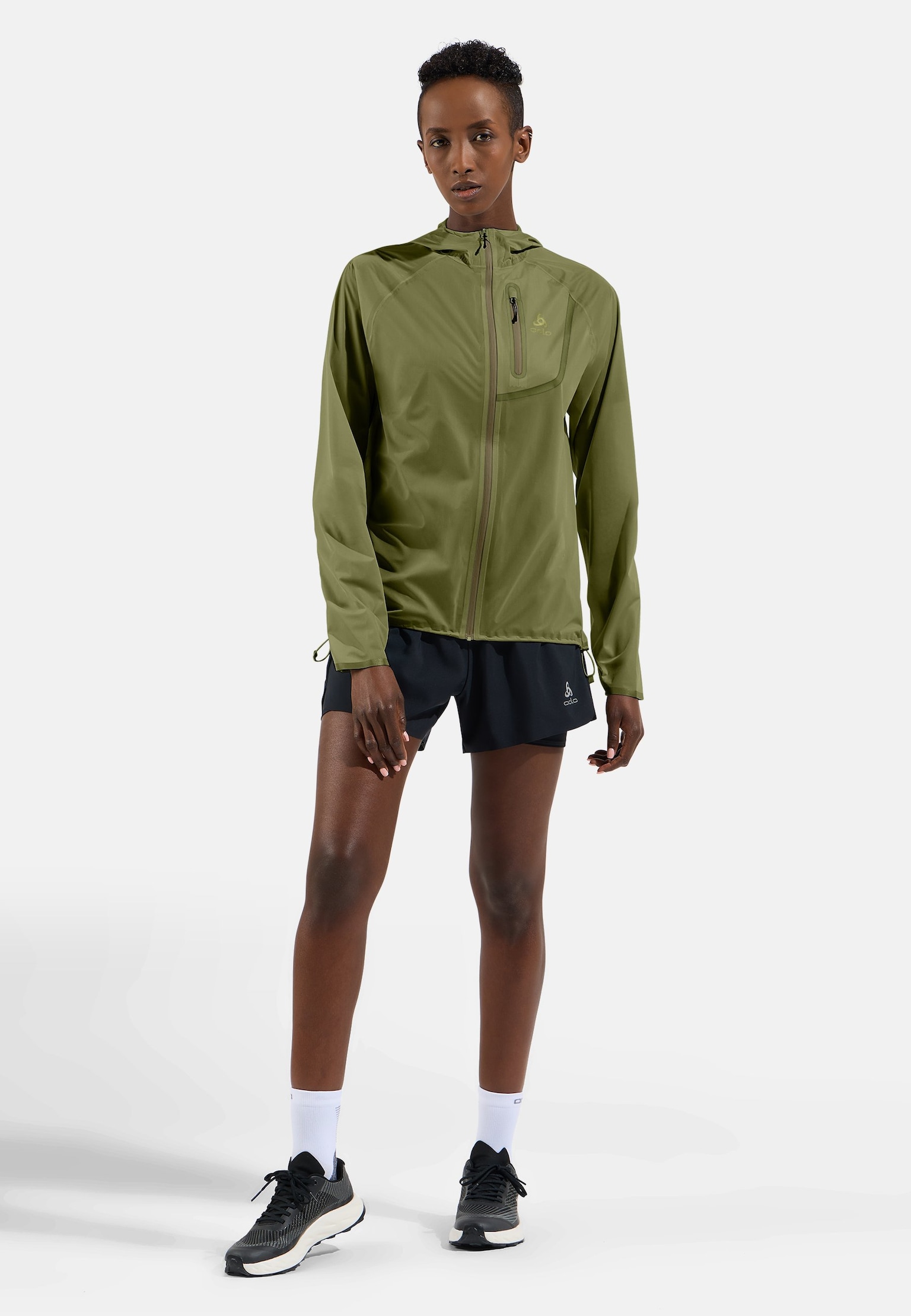 The Zeroweight Dual Dry Performance Knit waterproof running jacket