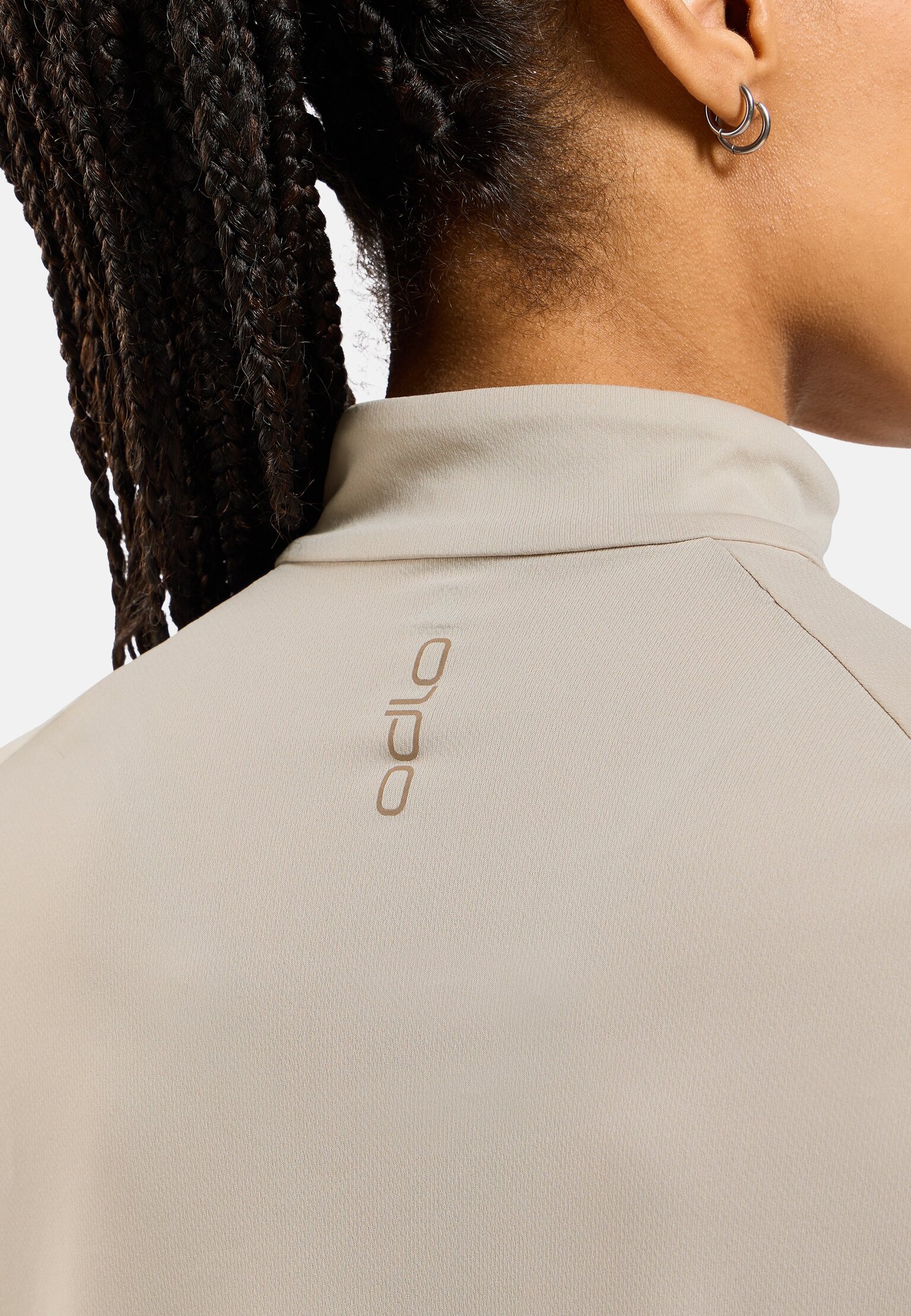 Mid layer running Essentials Ceramiwarm con mezza zip