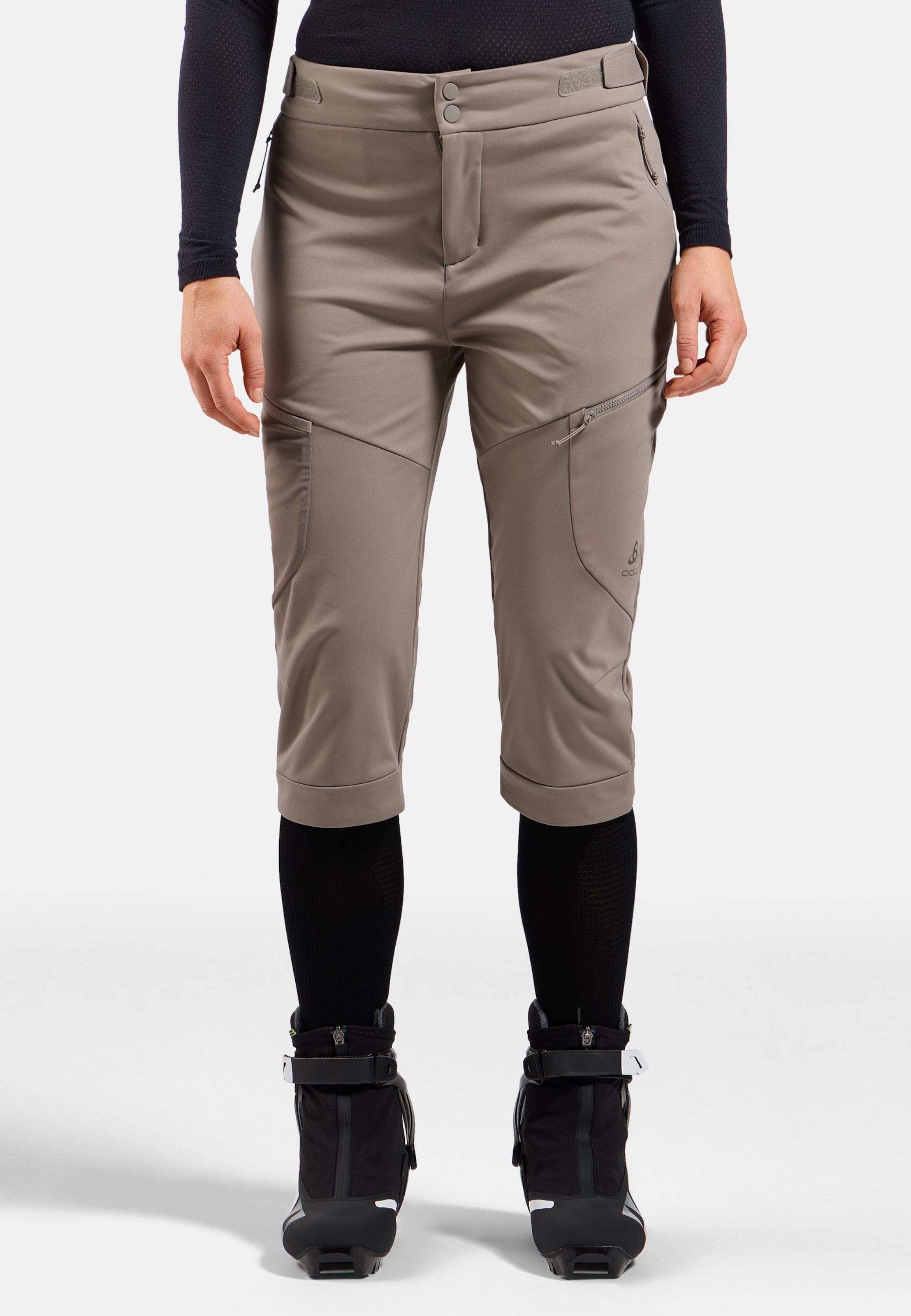Odlo Zeroweight Windproof Kb Langlauf-Knickerbocker für Damen - Skilanglauf - beige, L