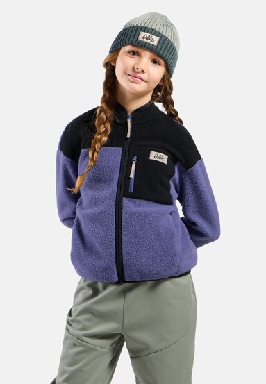 The Essentials kids' colourblock full-zip mid layer