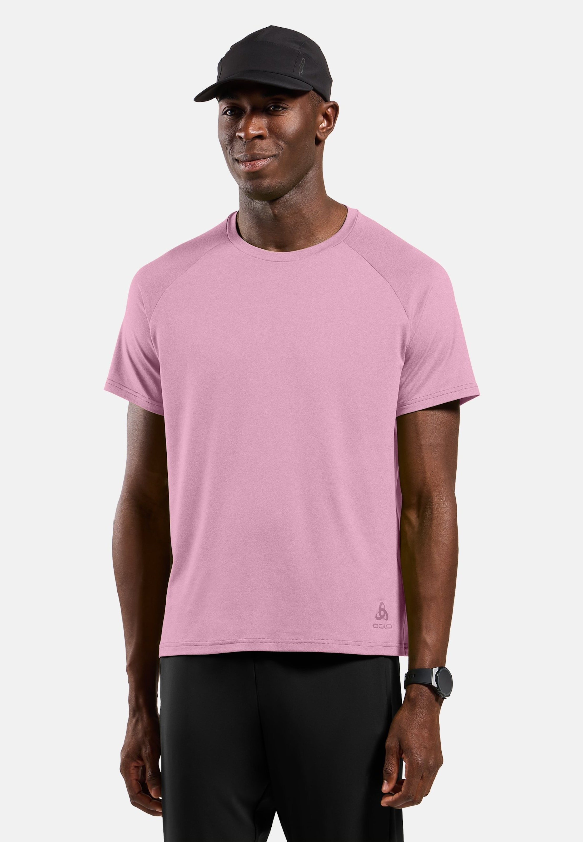 Odlo Essential 365 T-Shirt für Herren, L, pink
