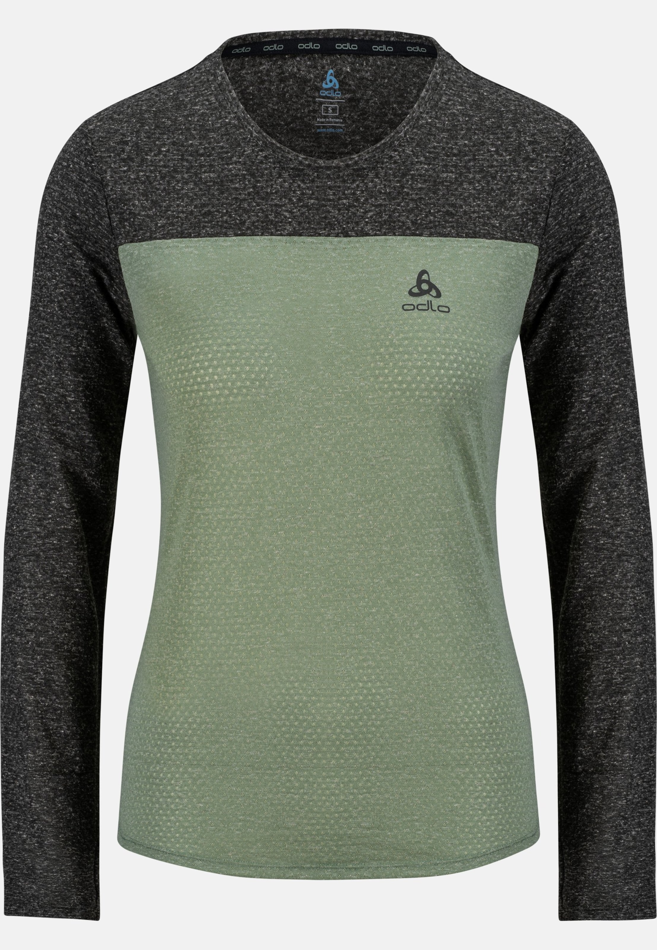 Odlo X-Alp Linencool MTB-Langarmshirt für Damen, XS, grün