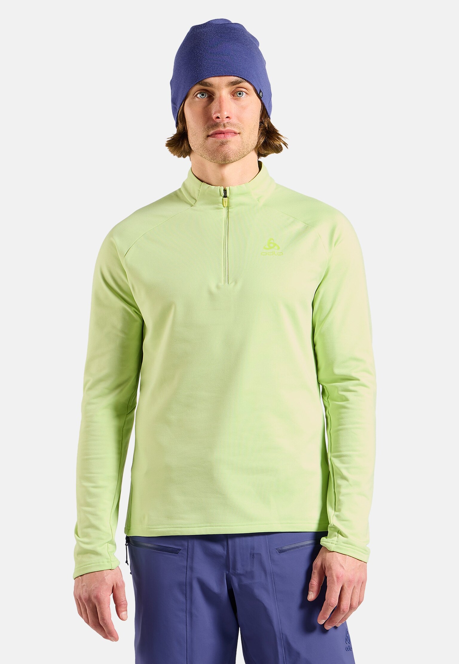 The Essentials Light half-zip mid layer