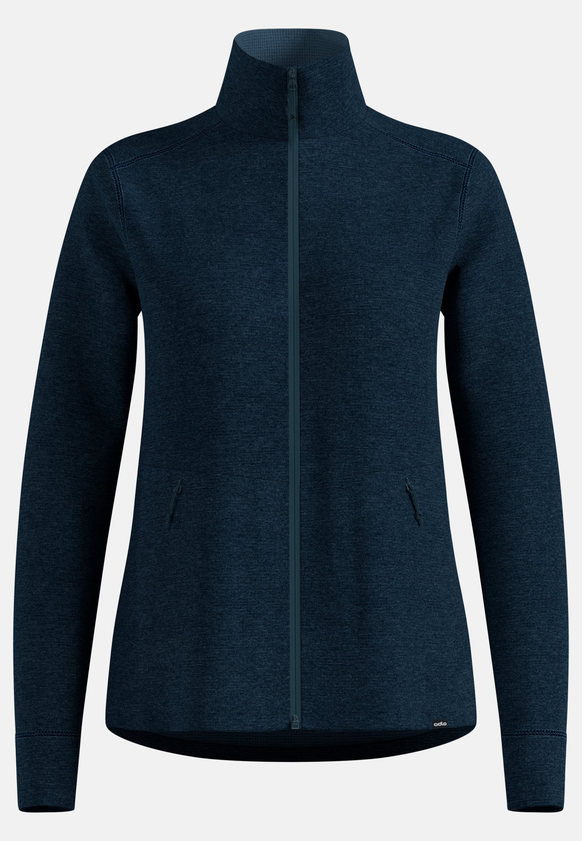 Odlo Grid Fleece Mid Layer Full-Zip für Damen - Wandern, Ski & Snow - marineblau, S