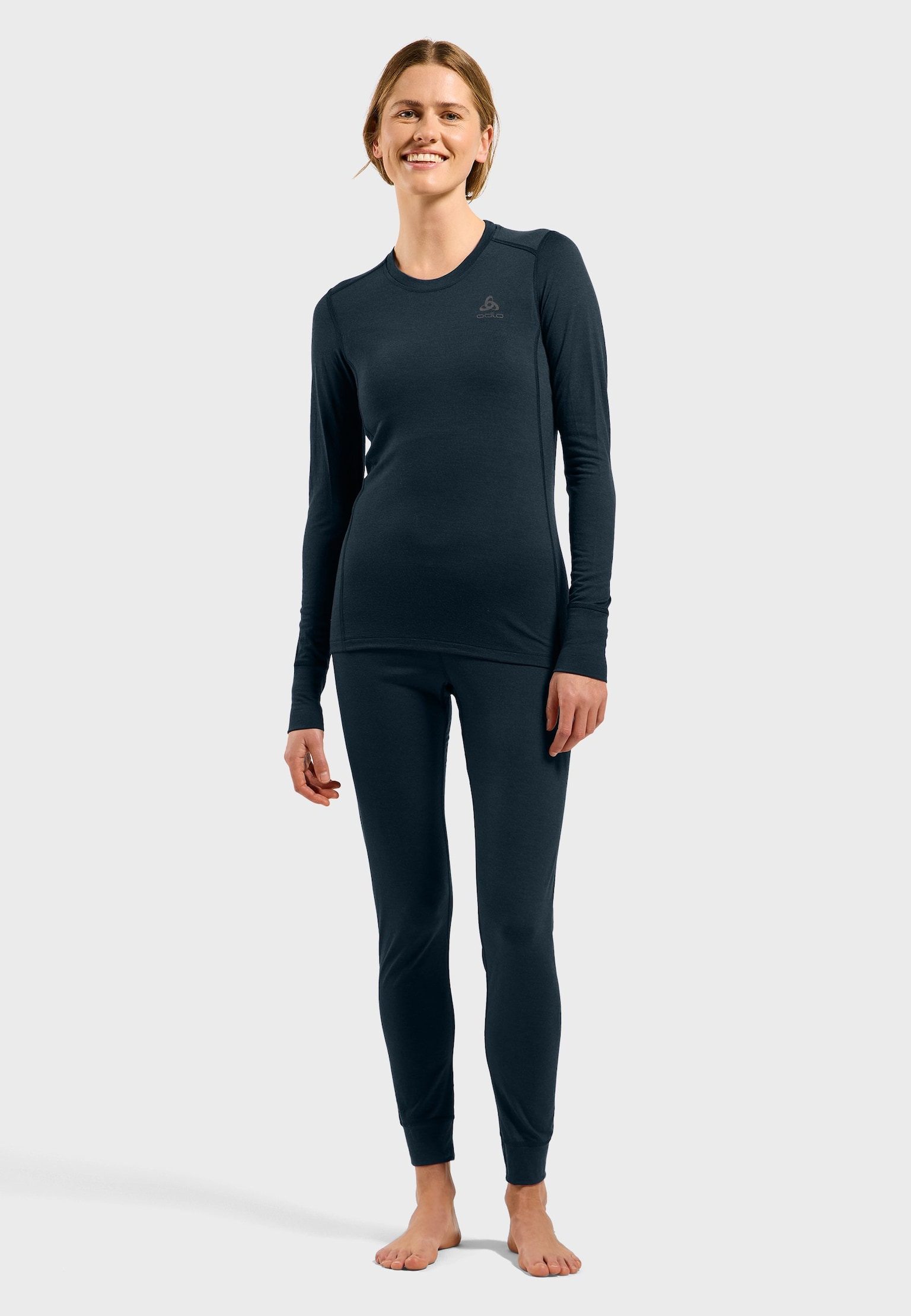 T-shirt technique à manches longues Natural 100 % Merino Warm pour femme