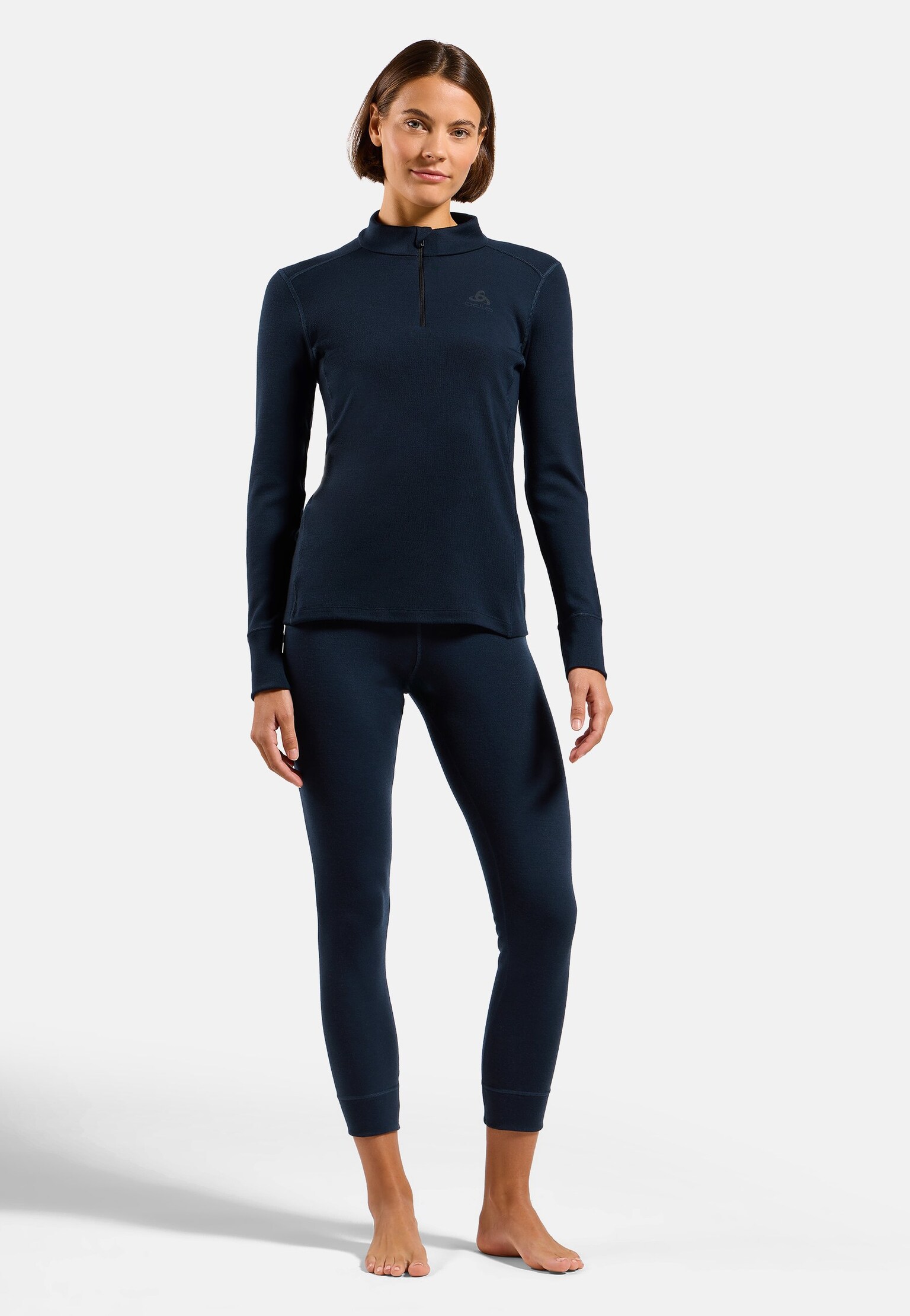 Natural Merino 260 ullundertøy halvglidelås