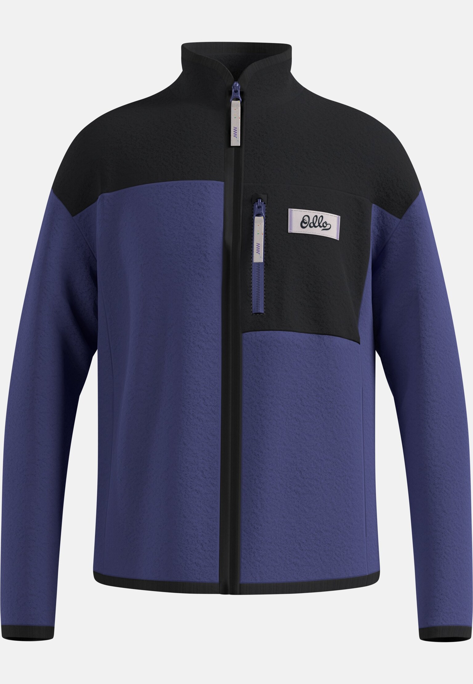 The Essentials kids' colourblock full-zip mid layer