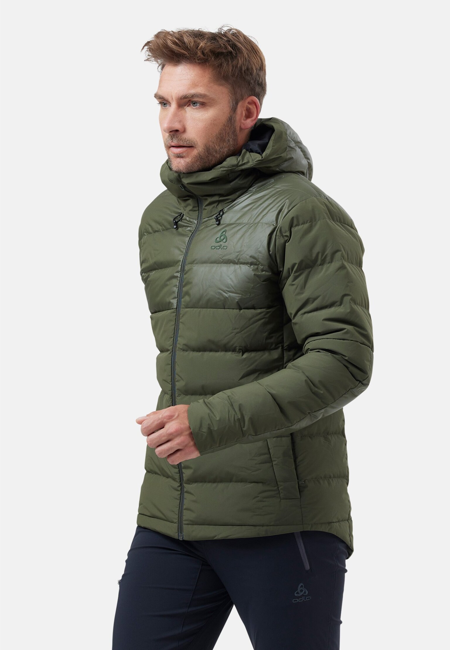 The Severin N-Thermic recycled down hooded jacket