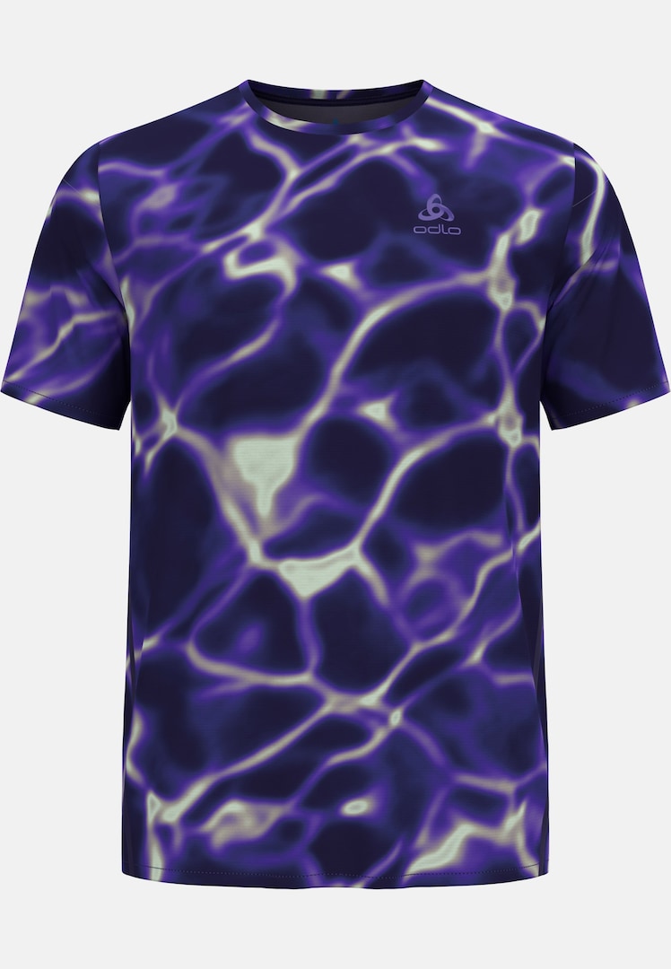 ■FILA■ UNI COLD WAVE2 Cool PCM Print Sorona T-shirtFS2RSH2 The Zeroweight Chill-Tec print short-sleeve running t-shirt