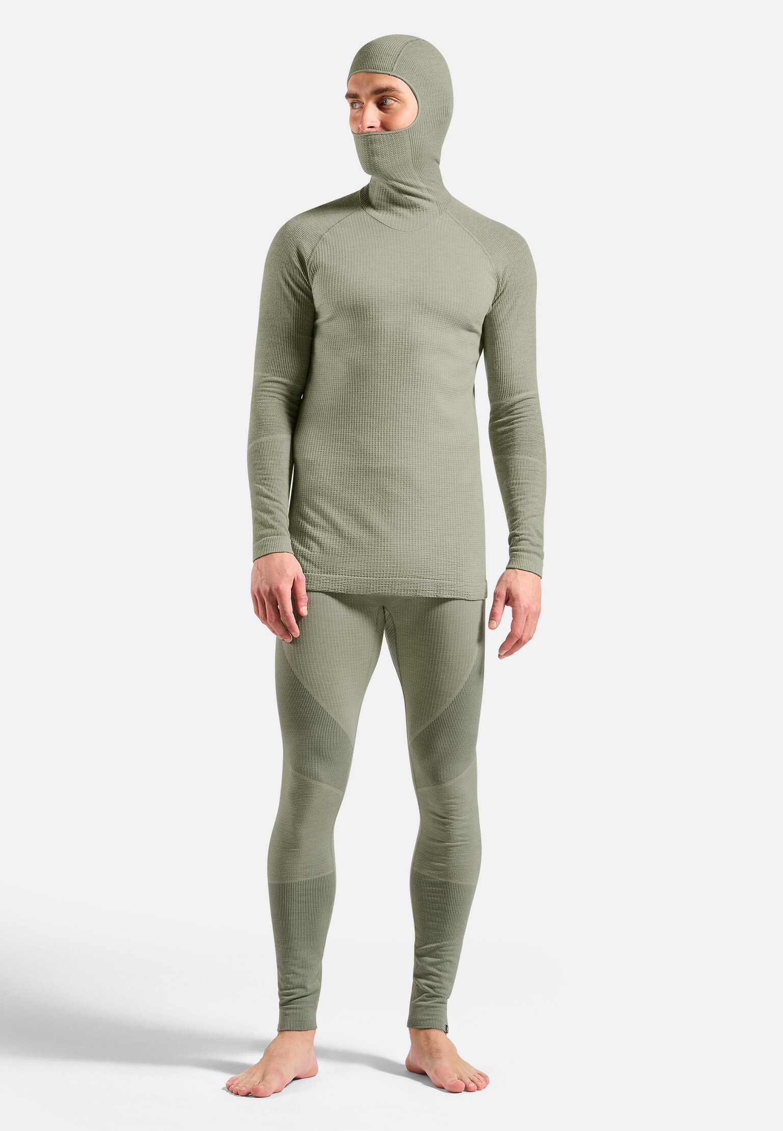 Haut technique avec cagoule Seamless Performance Wool