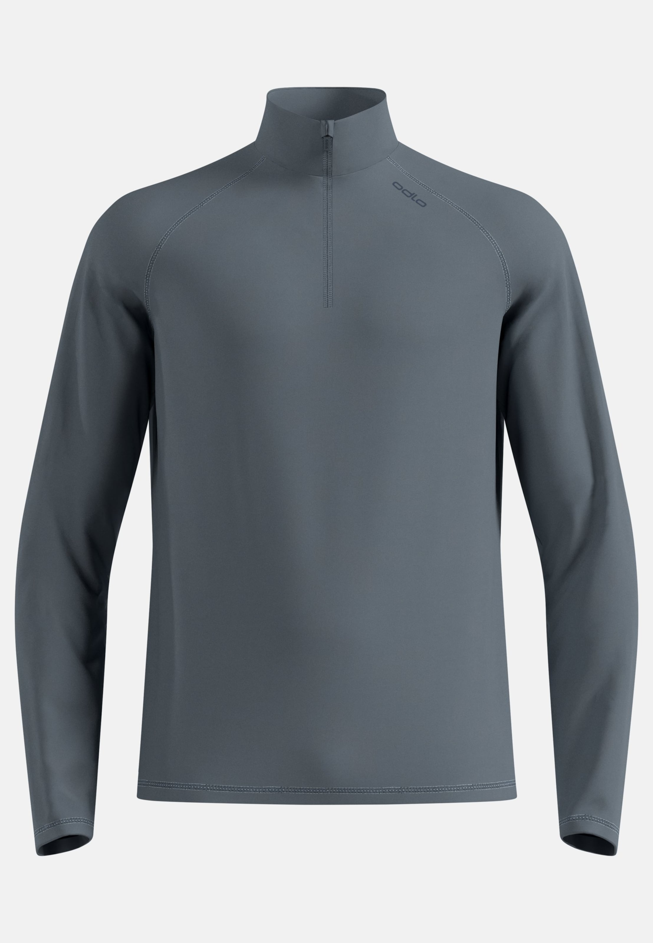 Odlo Essential Warm Mid Layer Half-Zip für Herren - Wandern, Ski & Snow - grau, M