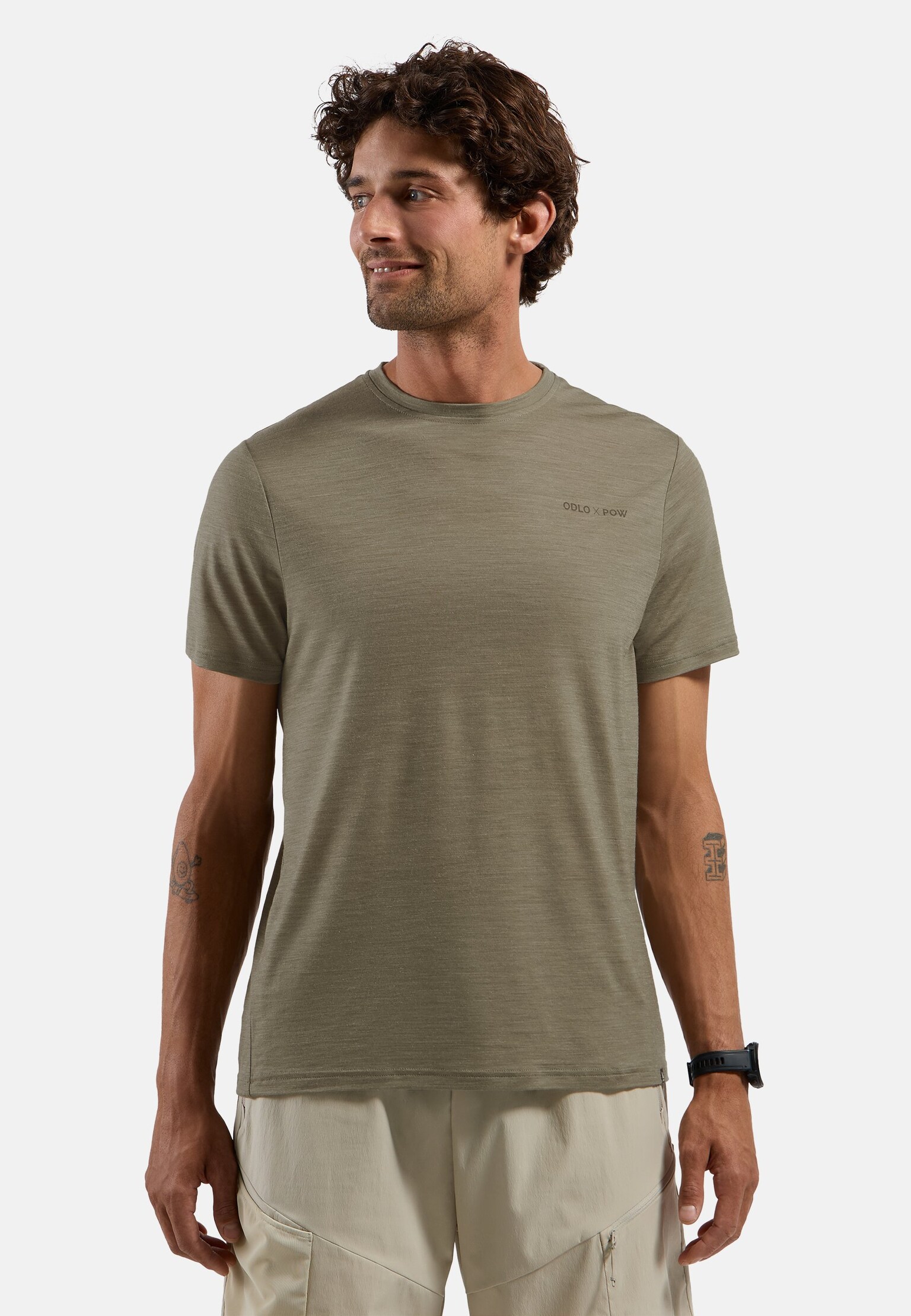 T-shirt Odlo x POW Collective Voices in misto lana merino