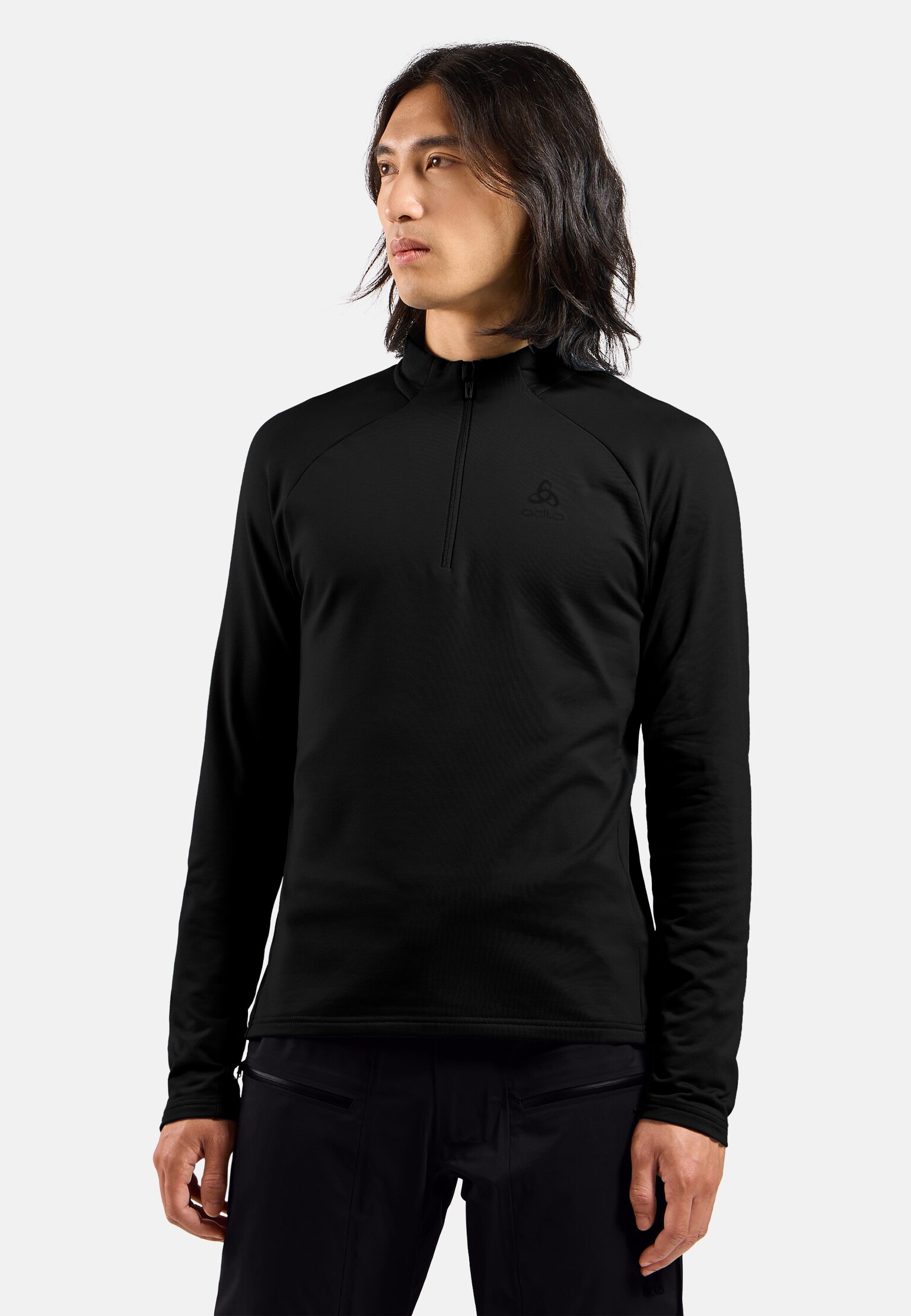 The Essentials Light half-zip mid layer
