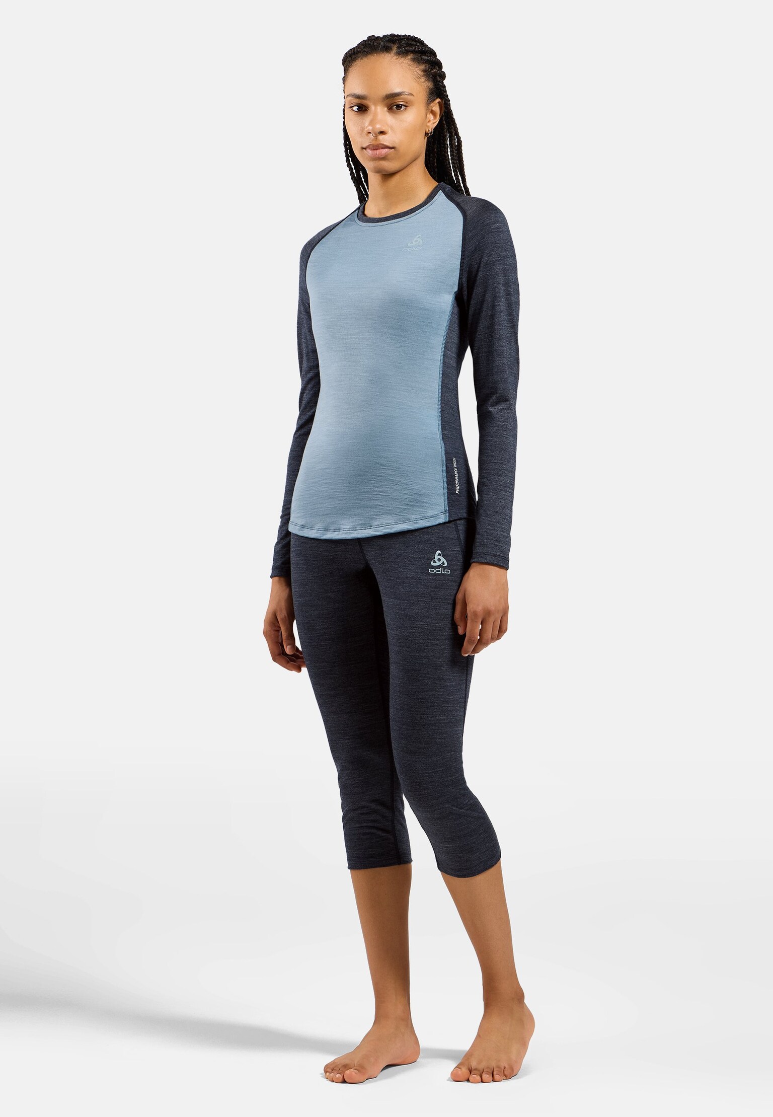 Leggings base layer a tre quarti Revelstoke Performance Wool 150