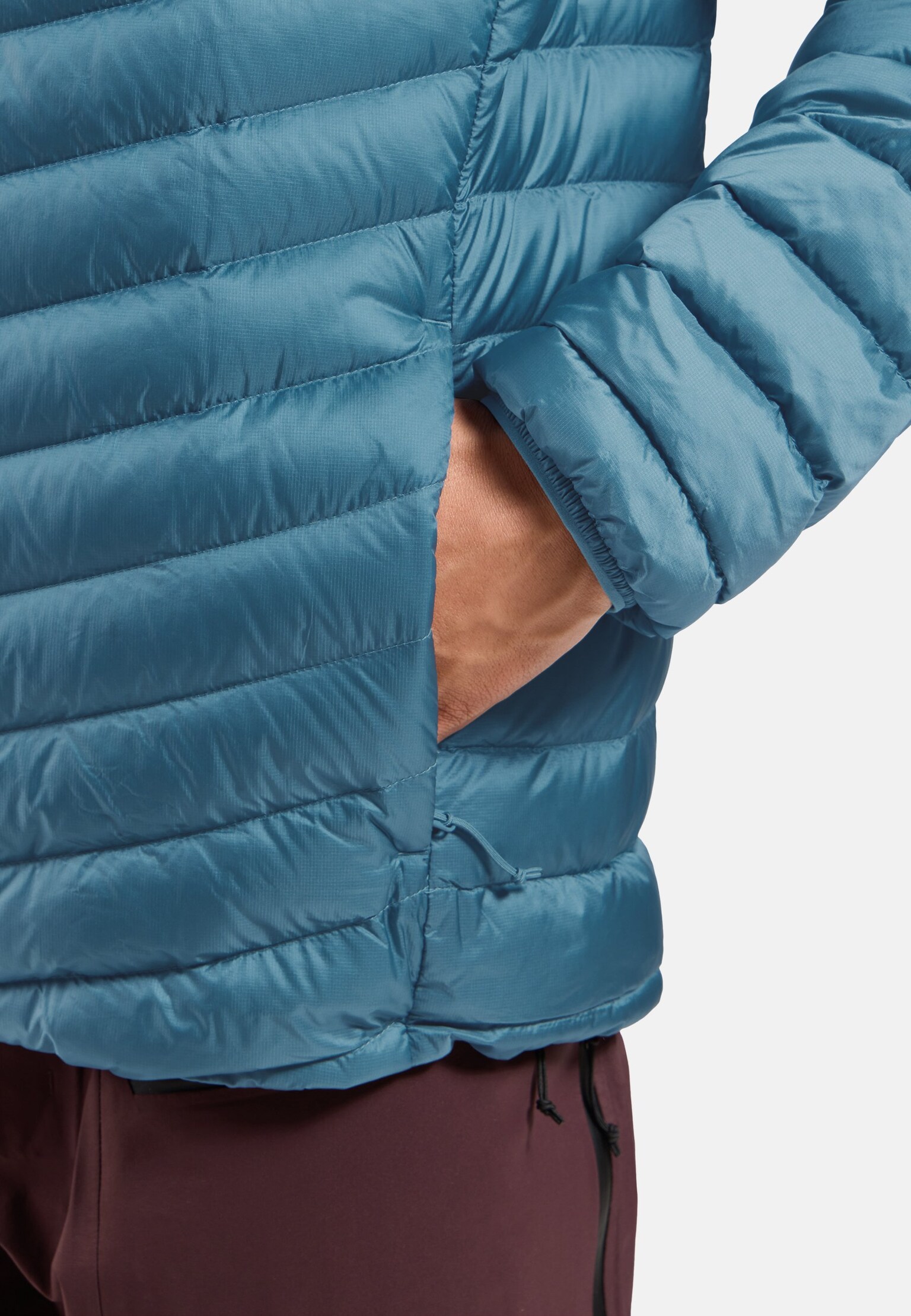 Veste à capuche compacte en duvet X-Alp