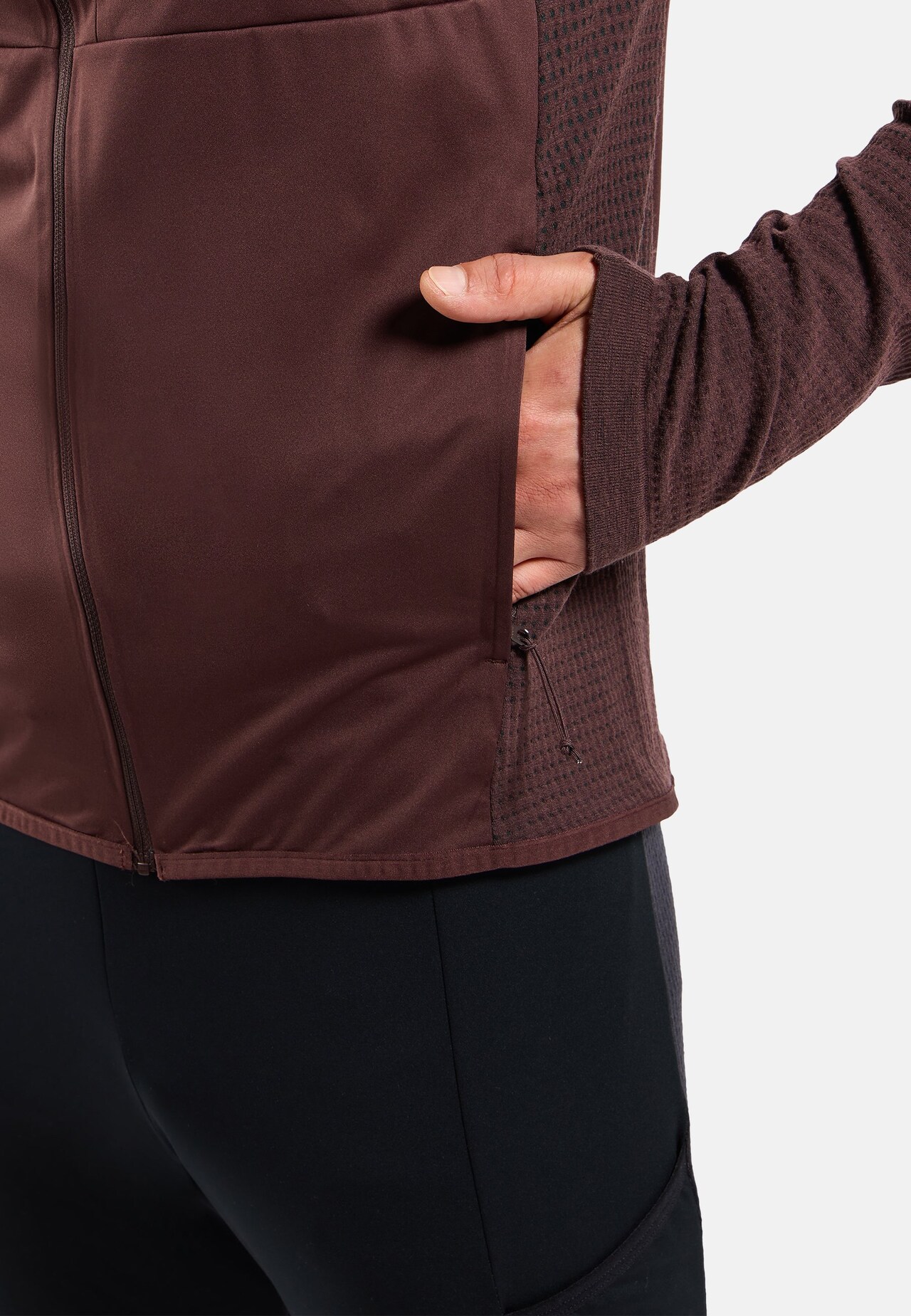 Veste coupe-vent hybride de ski de fond Zeroweight Pro Performance Wool