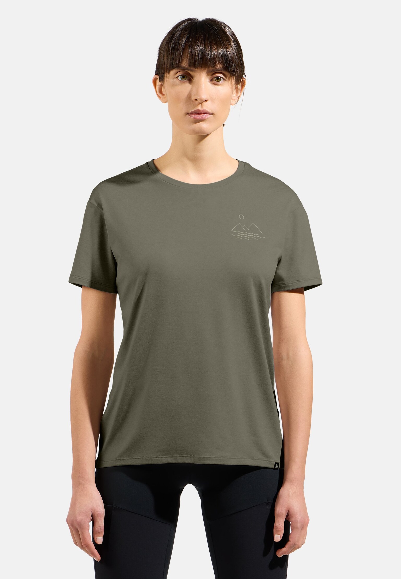 Ascent sun sea mountains t-shirt