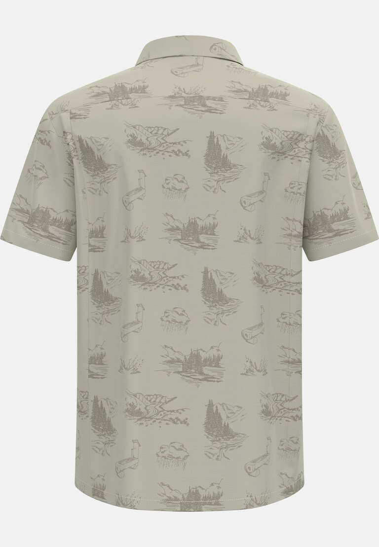 The Essentials short-sleeve print hiking shirt