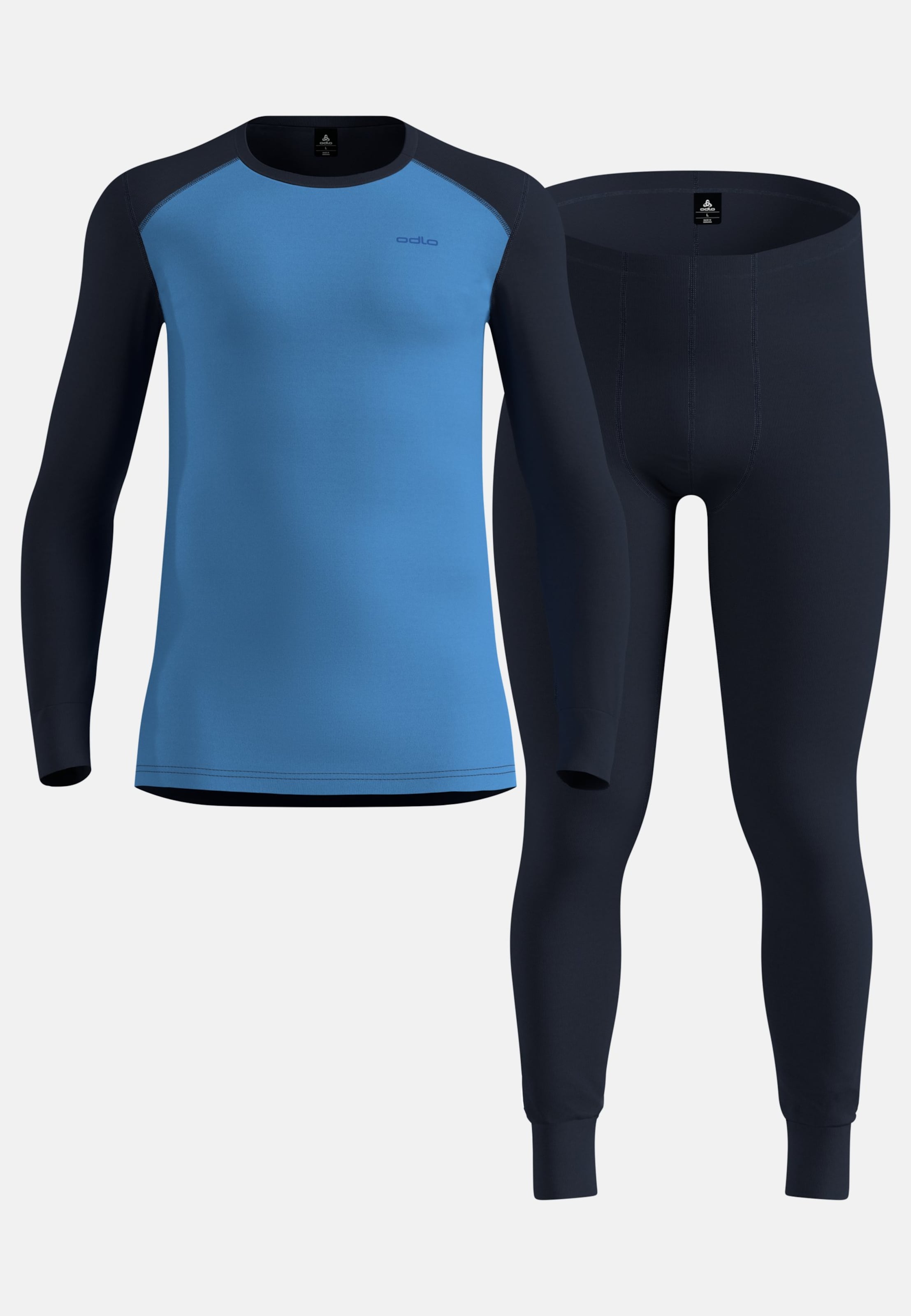 Odlo Active Warm Special Base Layer Set für Herren - Wandern, Ski & Snow - marineblau, S