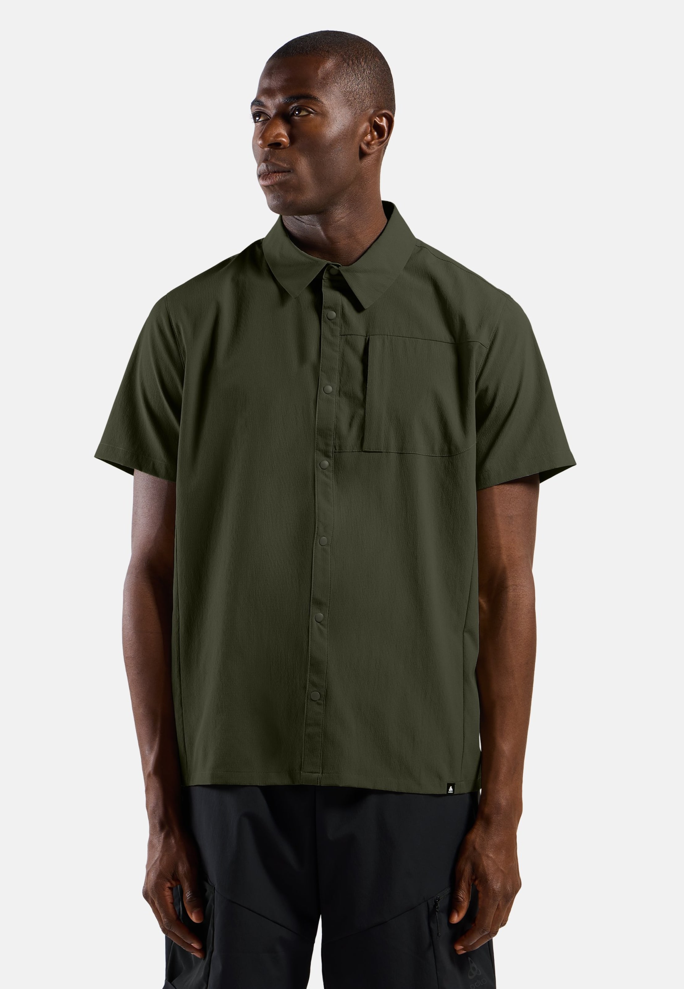 Odlo Essential Kurzarmhemd für Herren - Wandern - grün, S