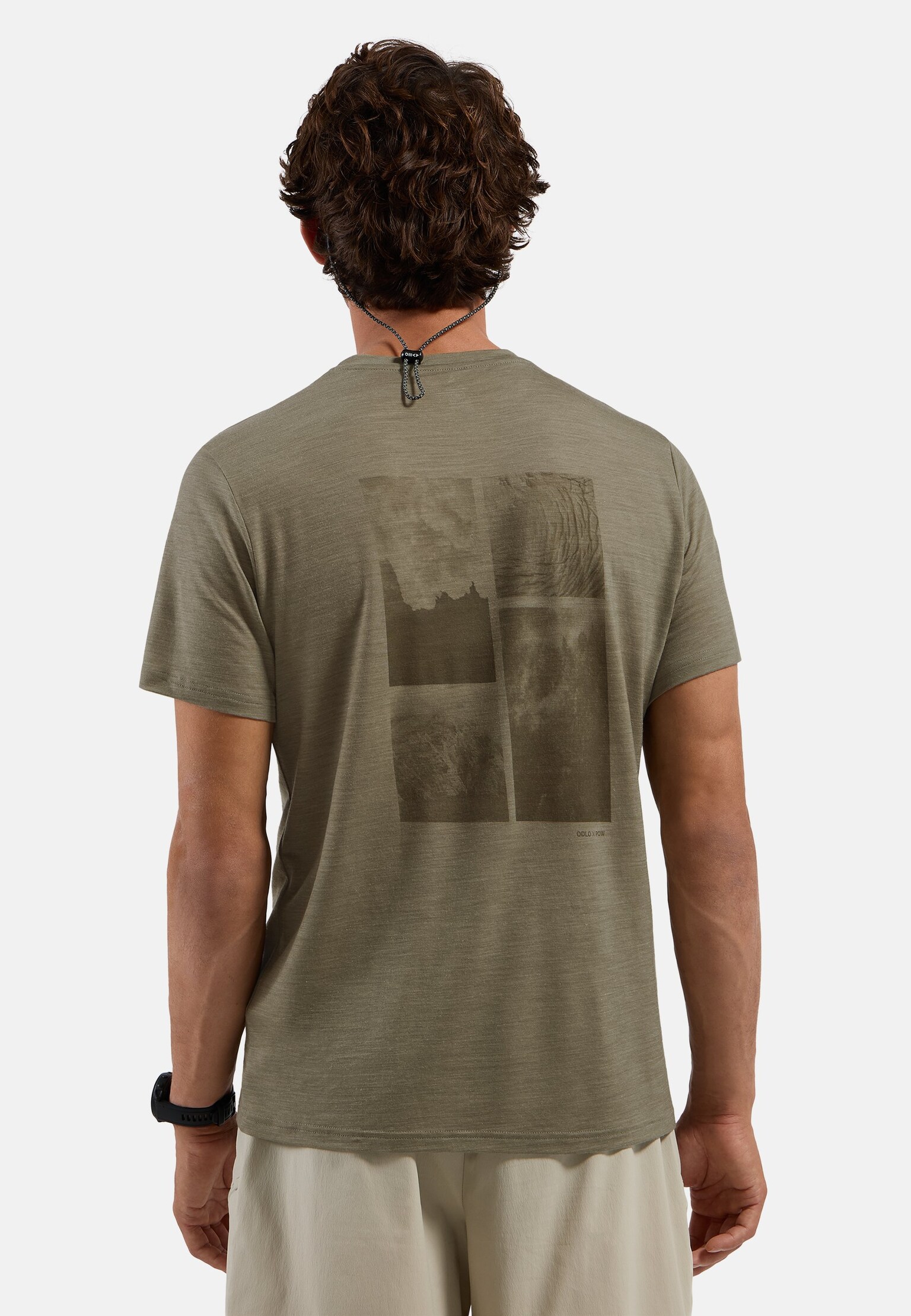 T-shirt Odlo x POW Collective Voices in misto lana merino