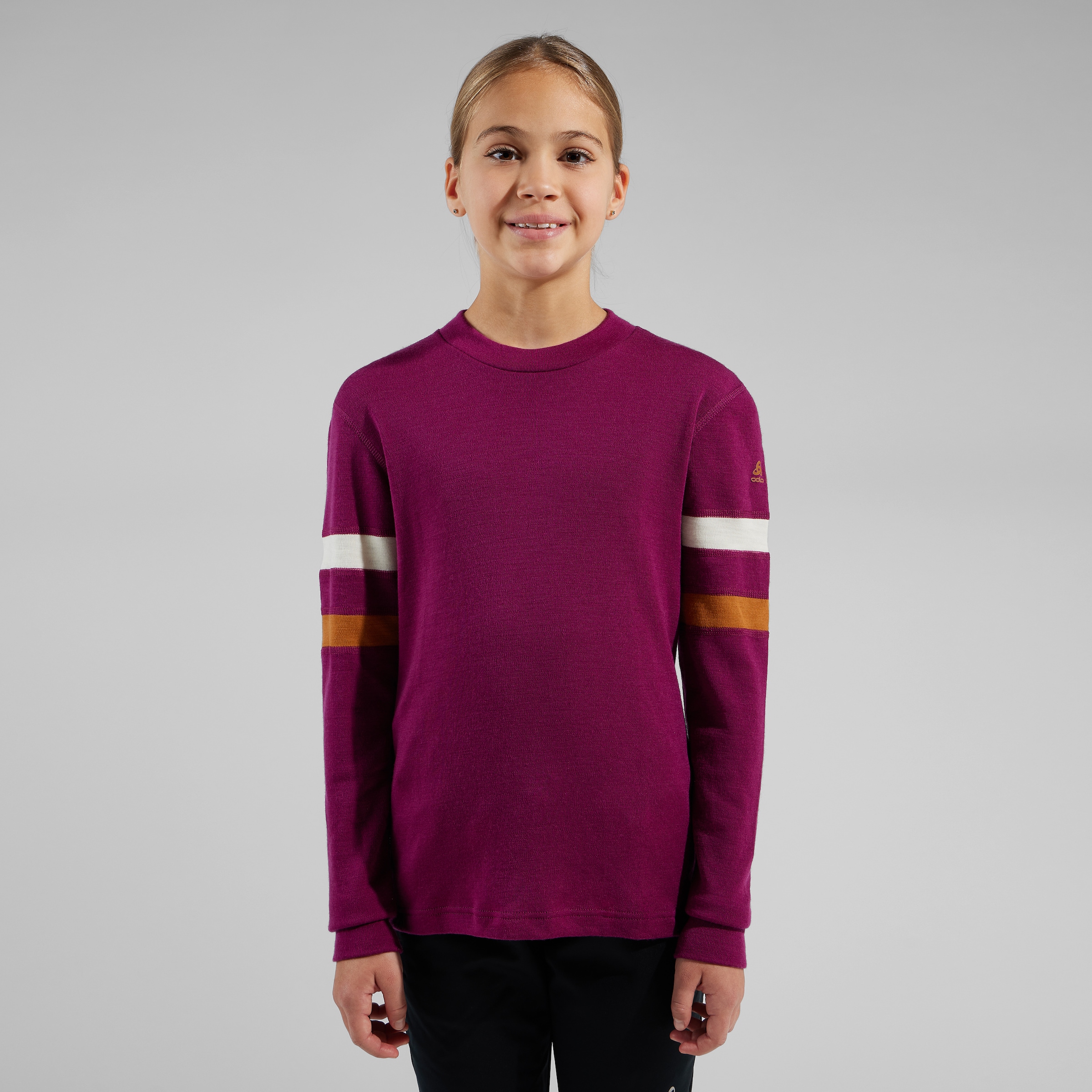 Odlo Espeland Merino 215 Mid Layer für Kinder, 116, pink