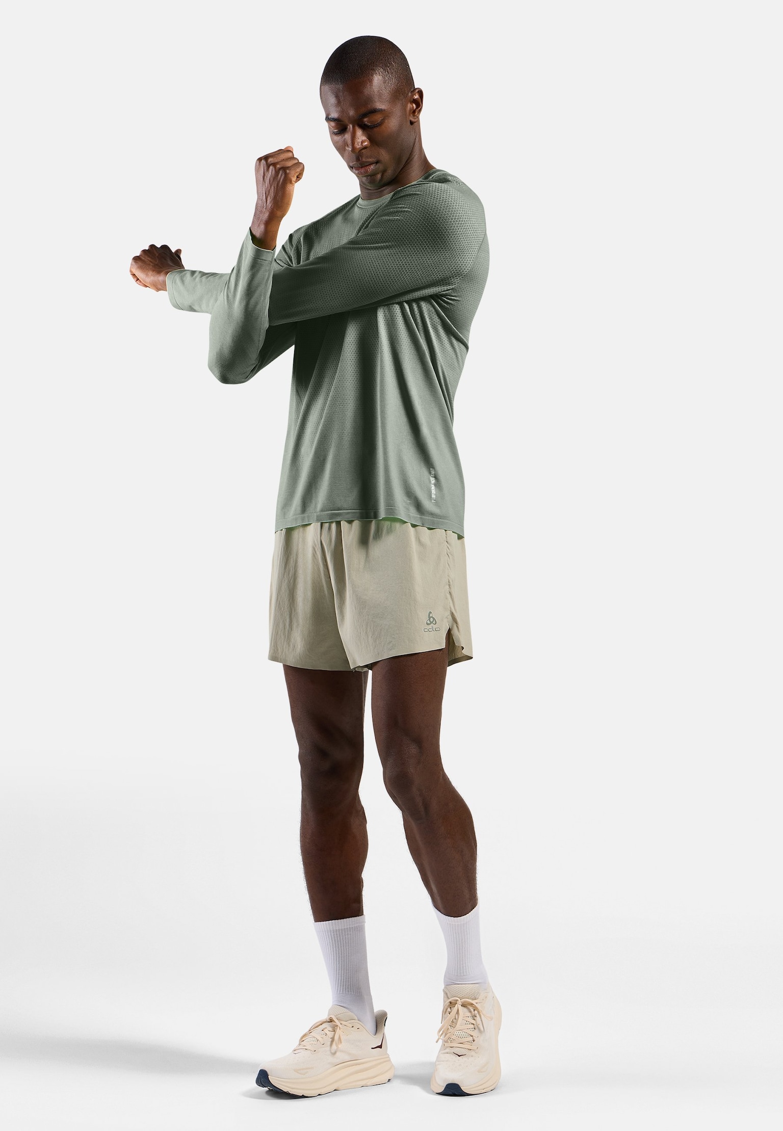 Essential Seamless Hardloop Shirt met Lange Mouwen