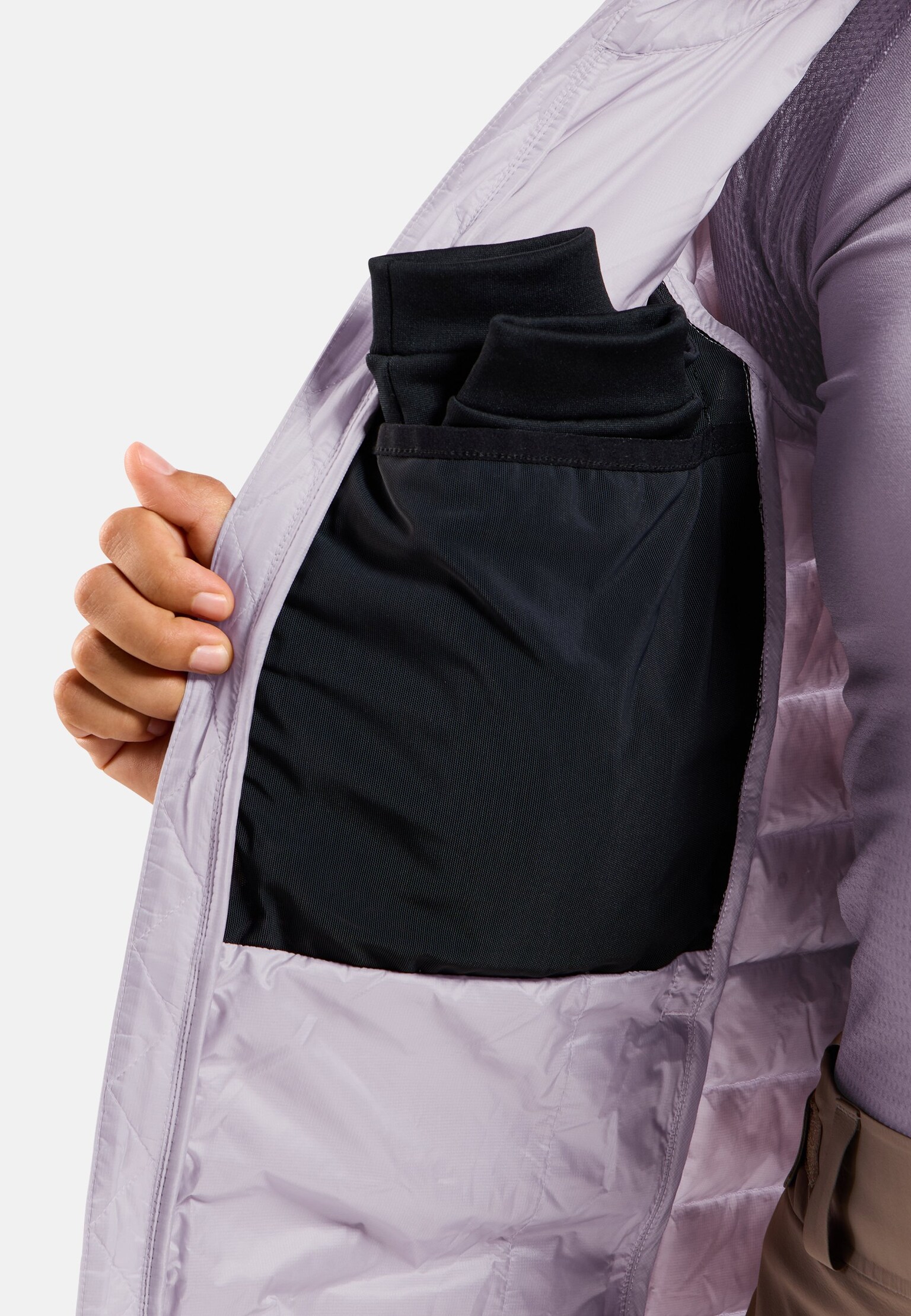 The X-Alp packable hooded down jacket