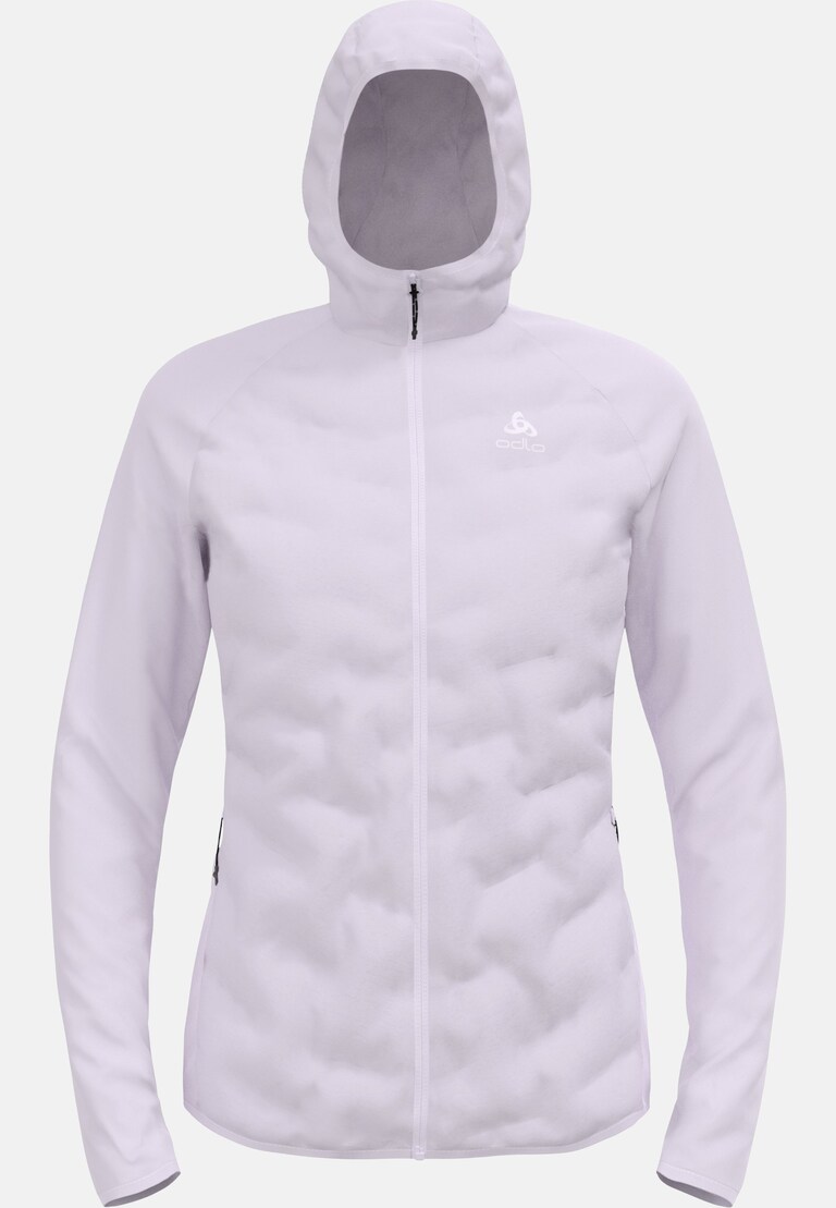 The Zeroweight Insulator hybrid mid layer hooded zip