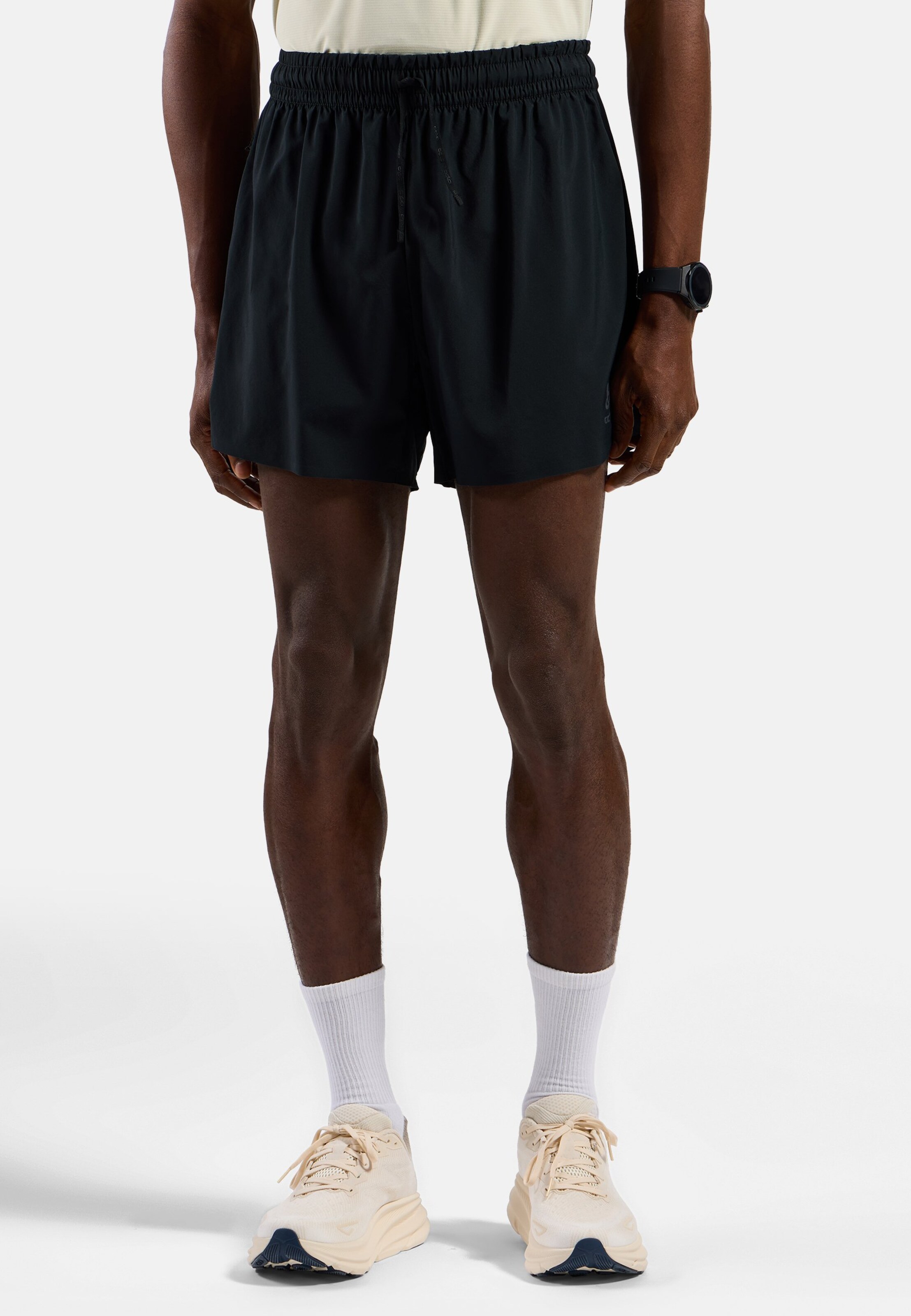 Odlo Zeroweight 5 Inch Laufshorts 2.0 ohne Innenhose für Herren, XXL, schwarz