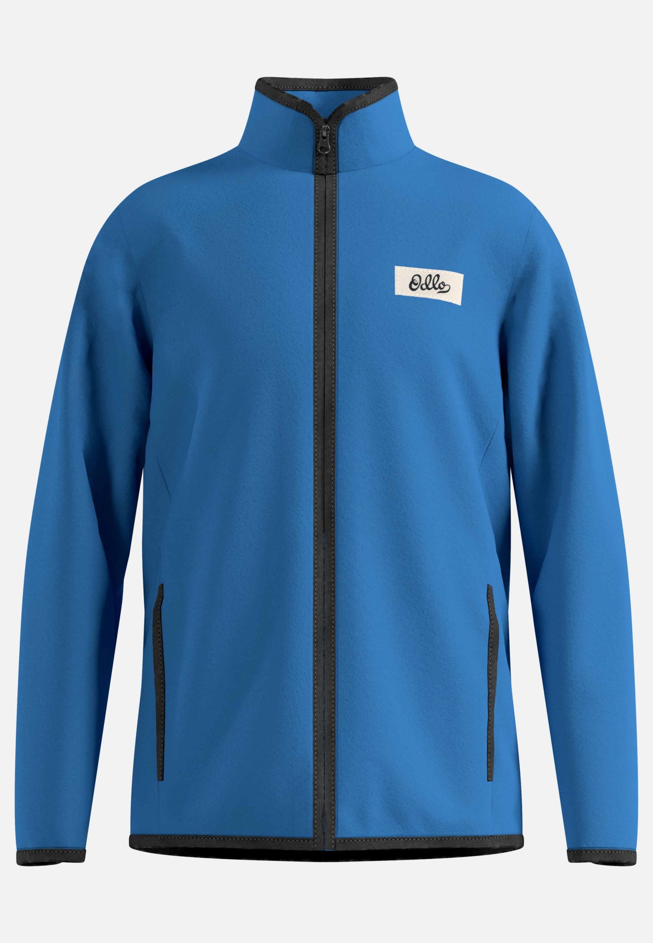 Odlo Classic Fleece Mid Layer Full-Zip für Kinder - Wandern, Ski & Snow - blau, 116