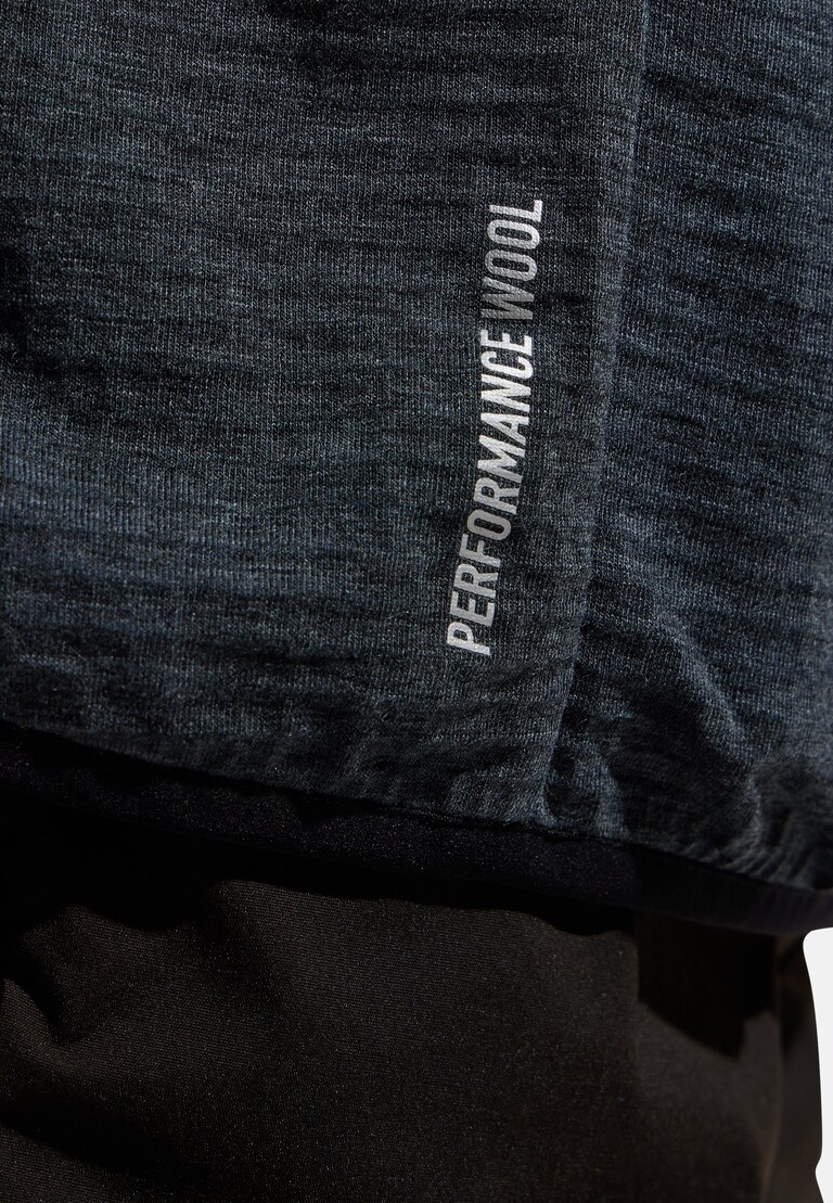 The Ascent wool insulated hybrid vest