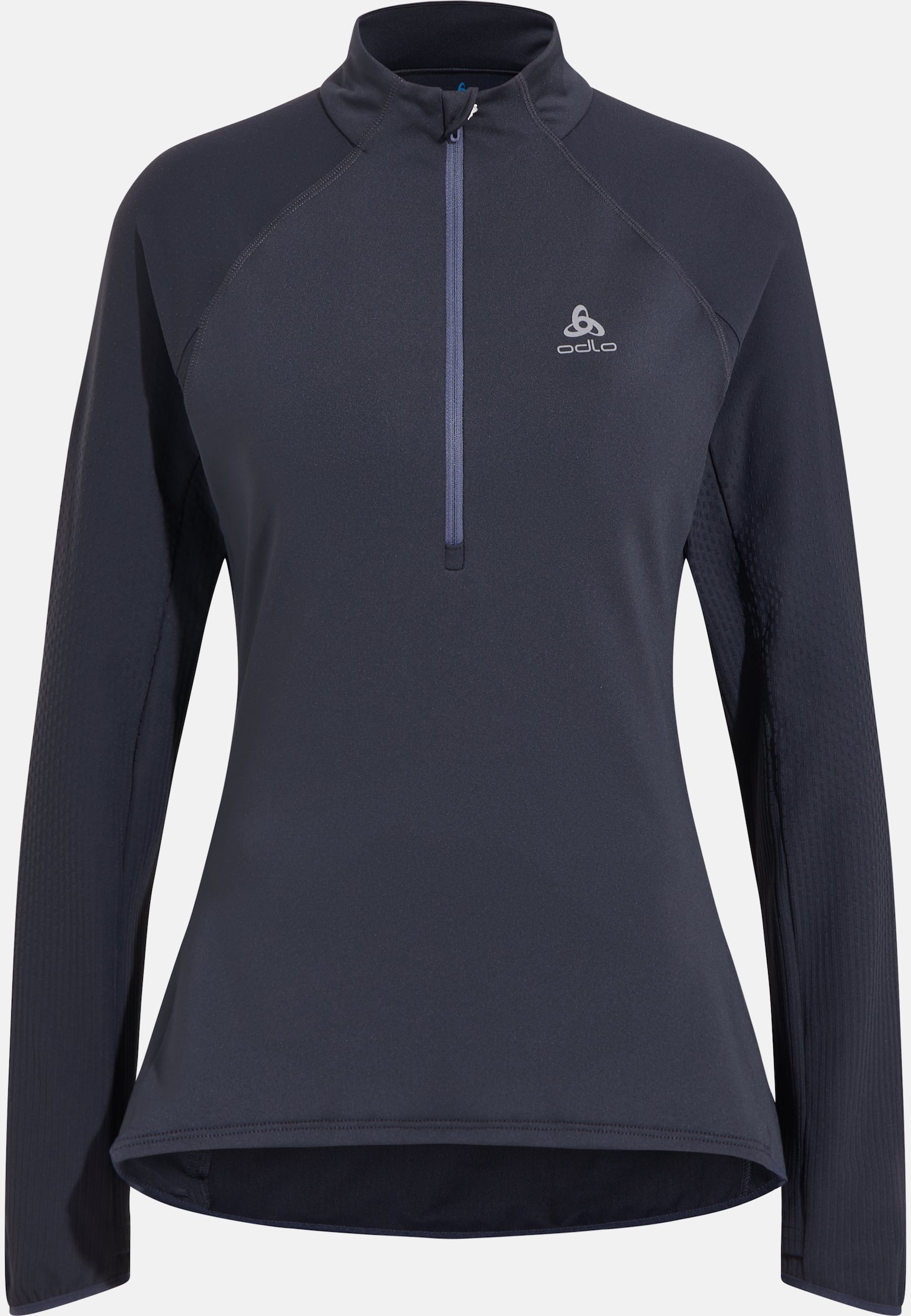 The Zeroweight mid layer running half-zip