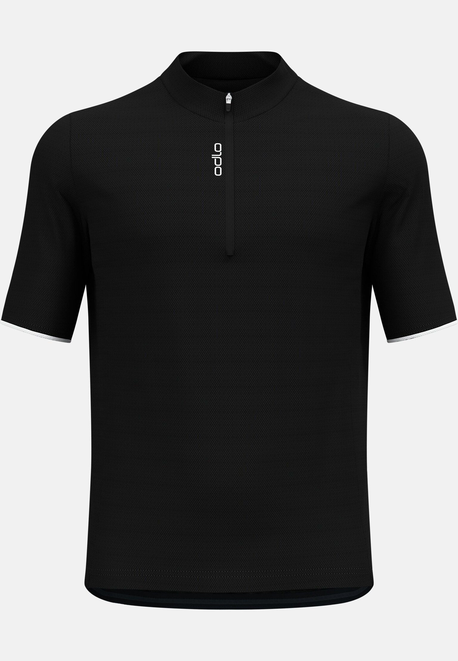 Essentials shirt met halve rits