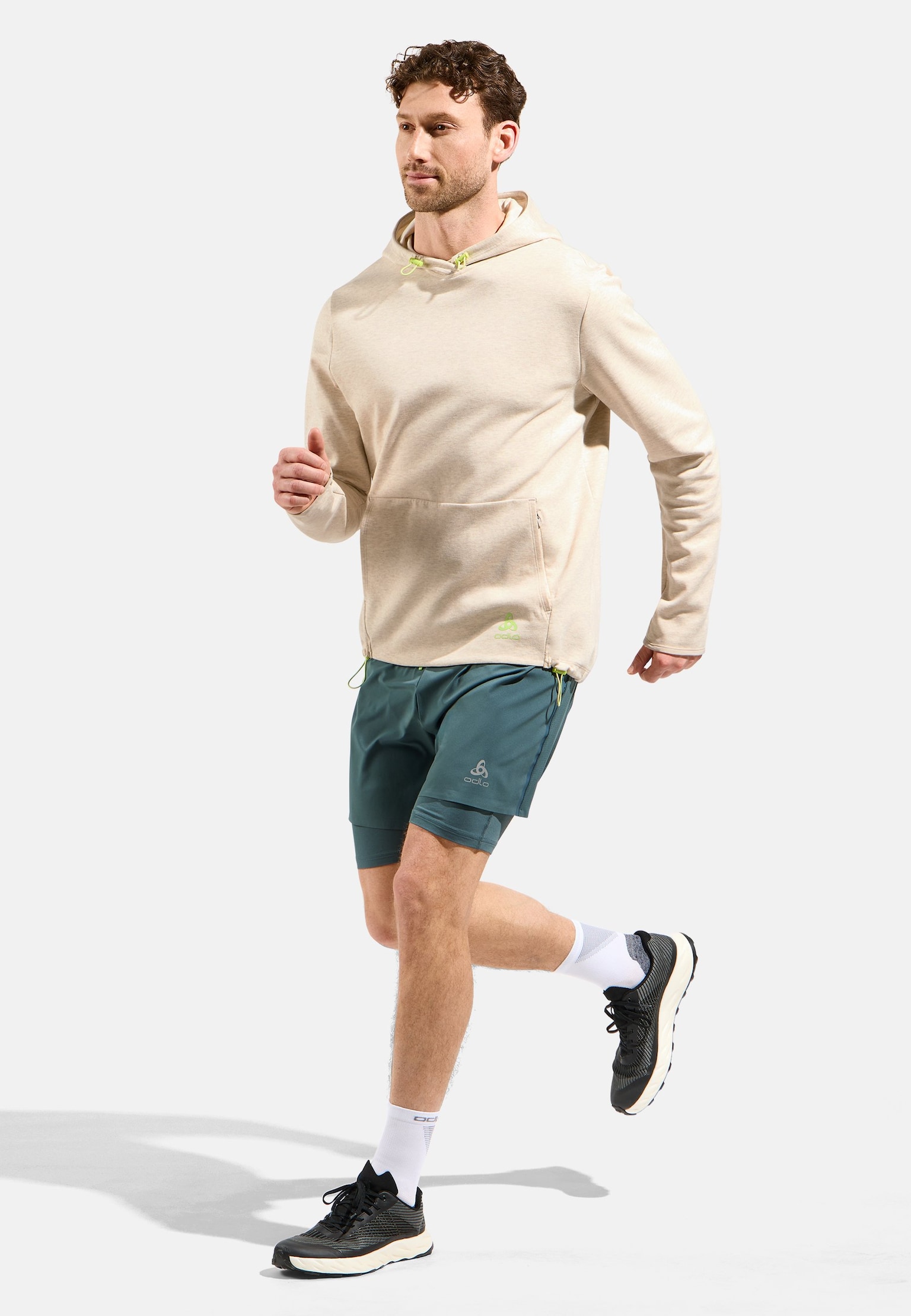 Essential Knit Lauf-Hoodie