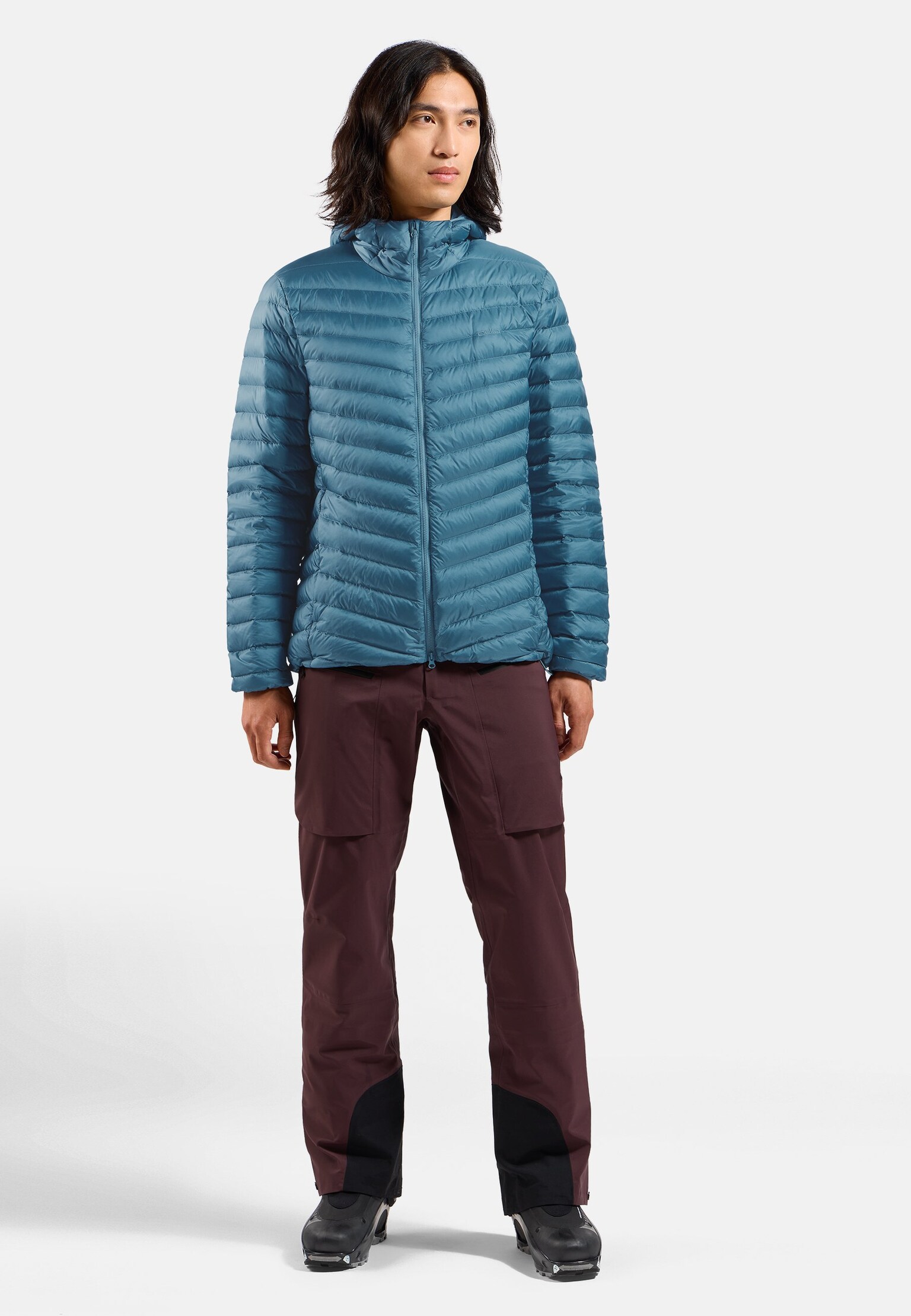 Veste à capuche compacte en duvet X-Alp