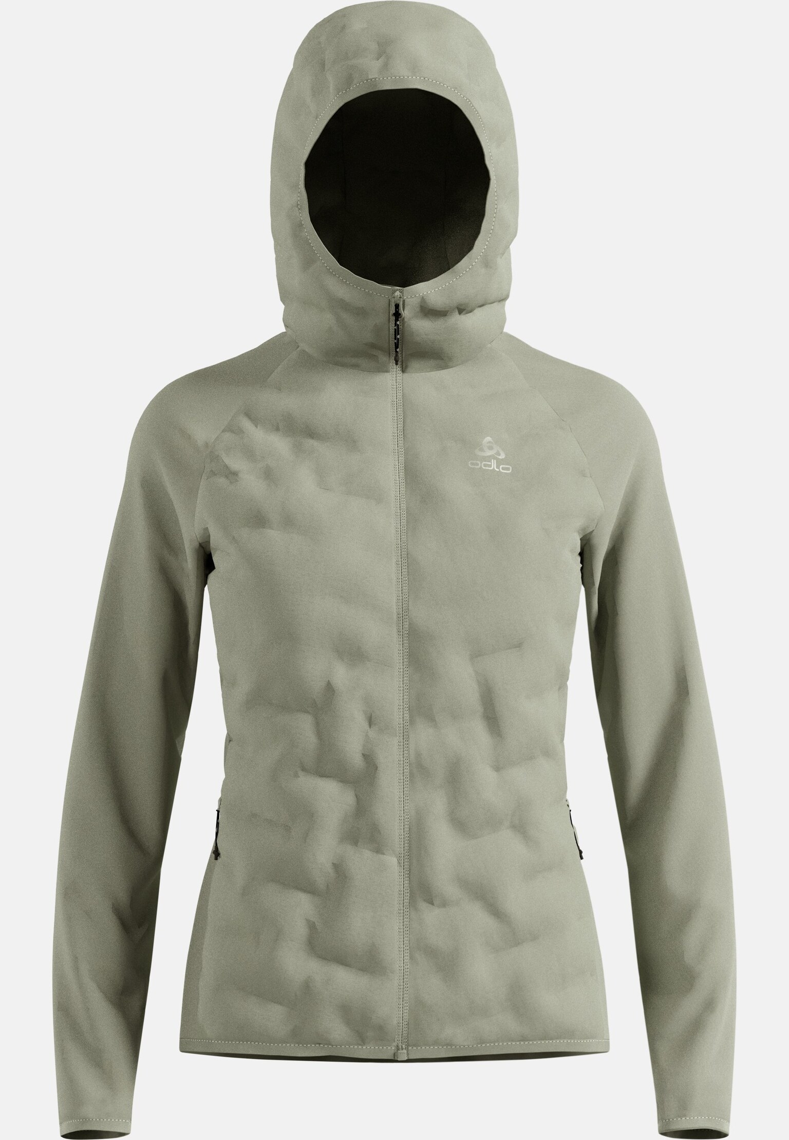 Mid layer ibrido con cappuccio e zip  Zeroweight Insulator