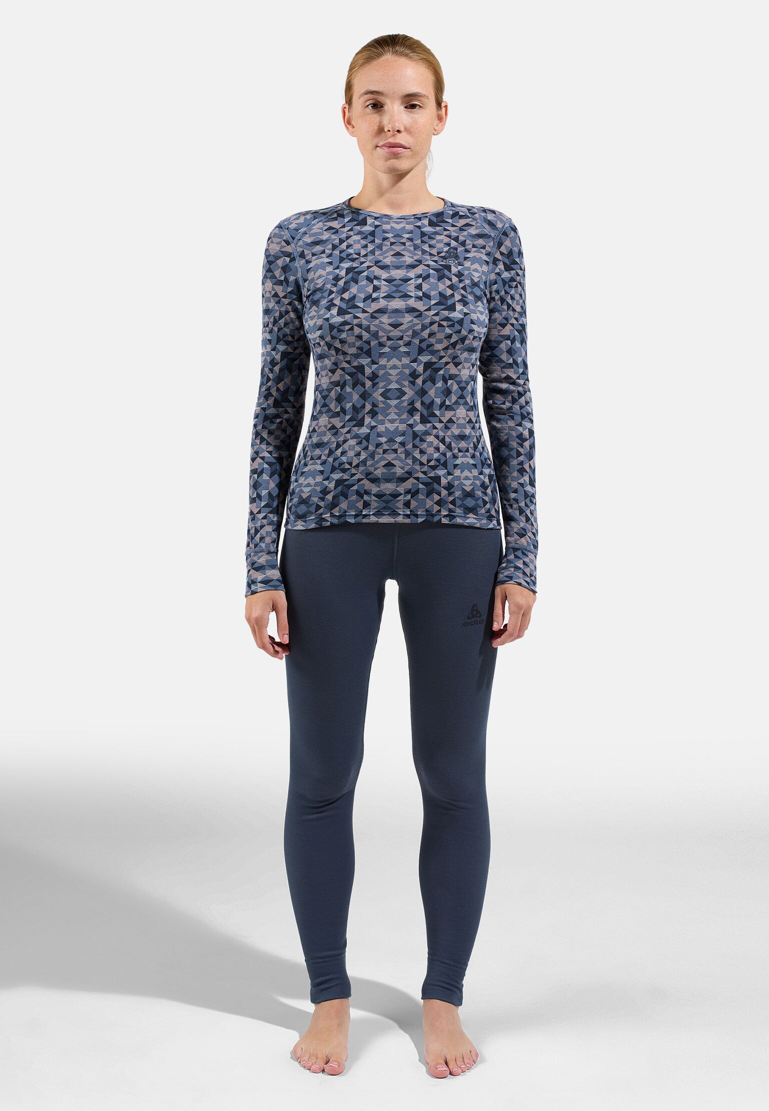 Active Warm Graphic Base Layer Langarmshirt