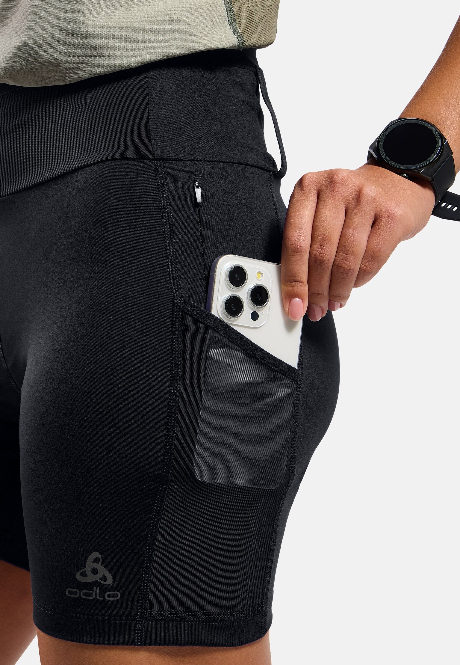 Leggings corti cargo da trail running X-Alp