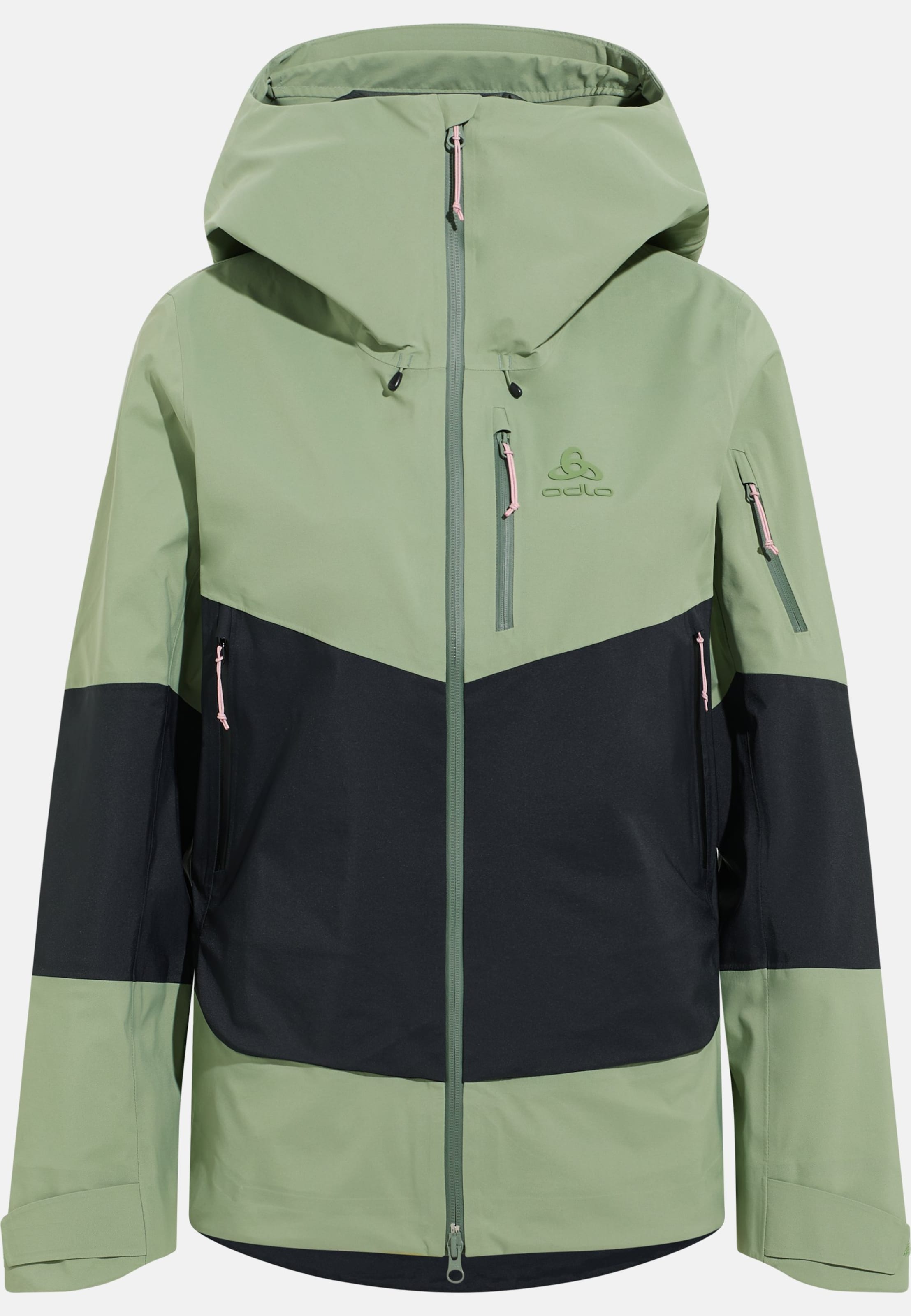 Odlo X-Alp 3L Hardshell Ski-Jacke für Damen, L, grün