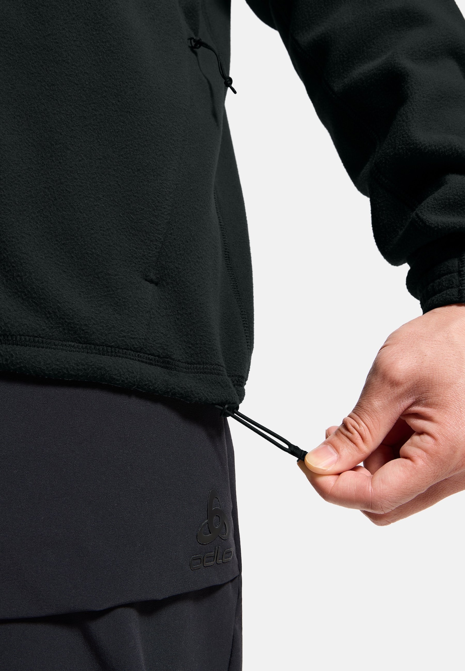 Klassischer Essentials Multisport Mid Layer aus Fleece mit Rundhalsausschnitt