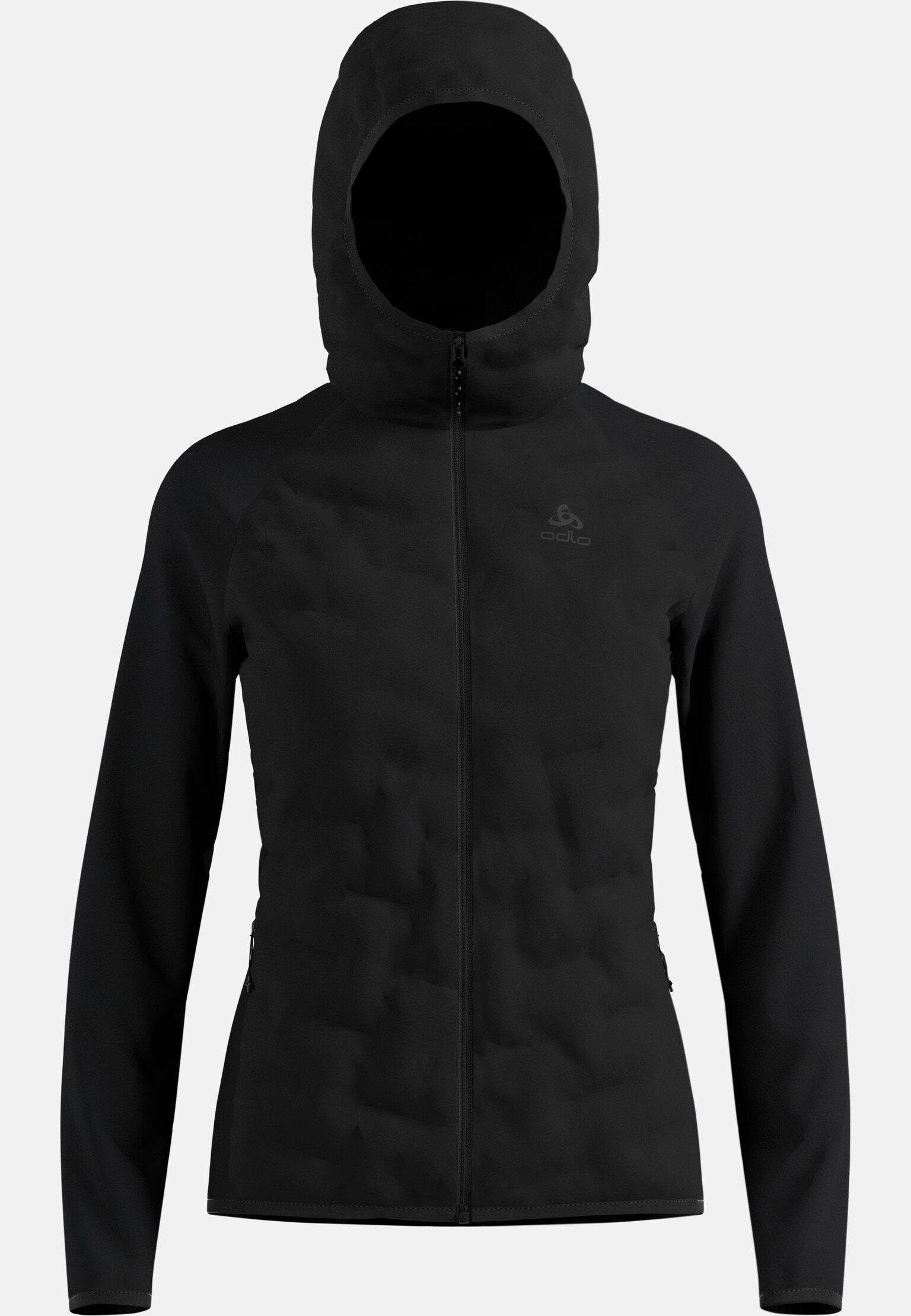 Mid layer ibrido con cappuccio e zip  Zeroweight Insulator