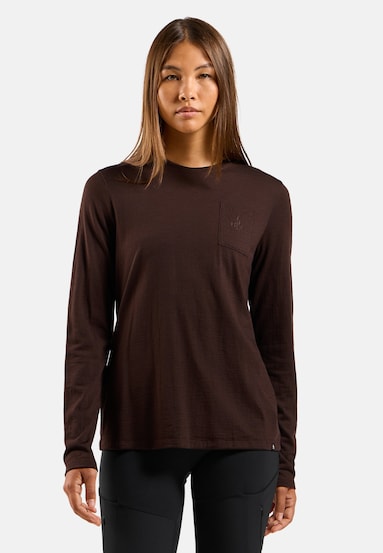 The Ascent merino 200 pocket long sleeve t-shirt