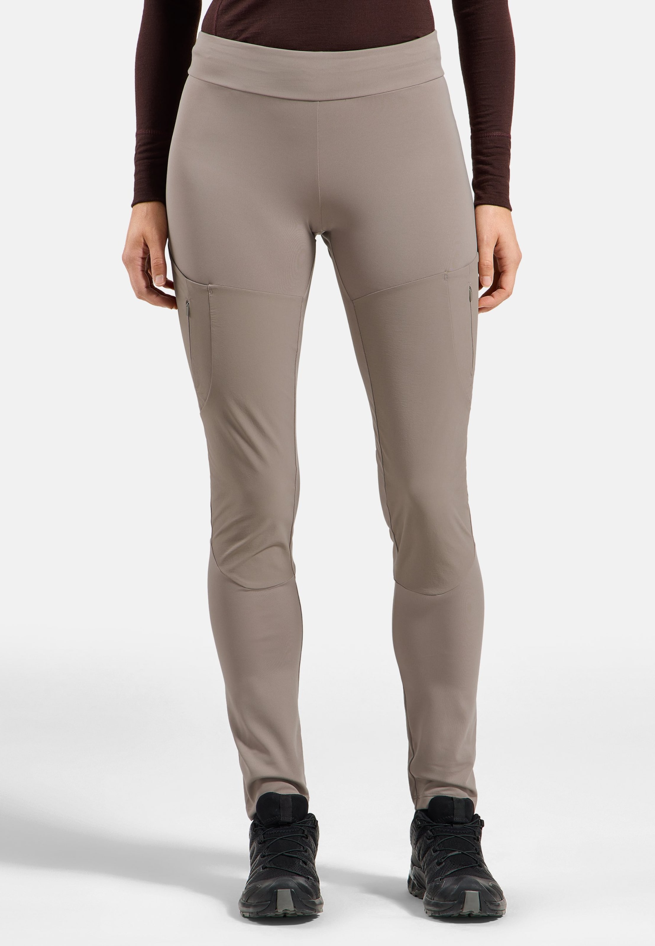 Odlo Ascent Tights für Damen, XL, beige