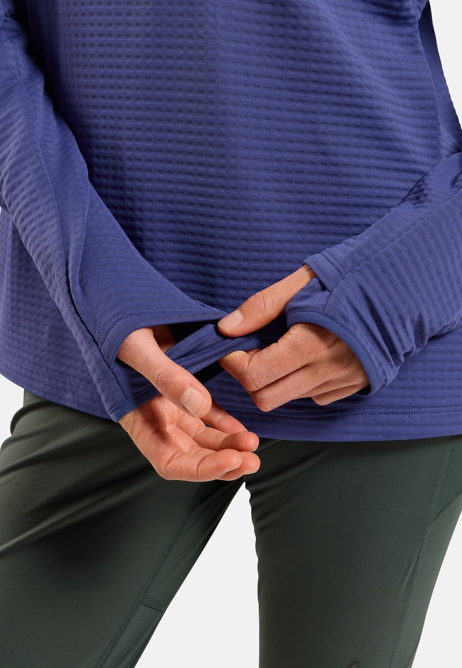 Mid layer da running Essentials Thermal a mezza zip