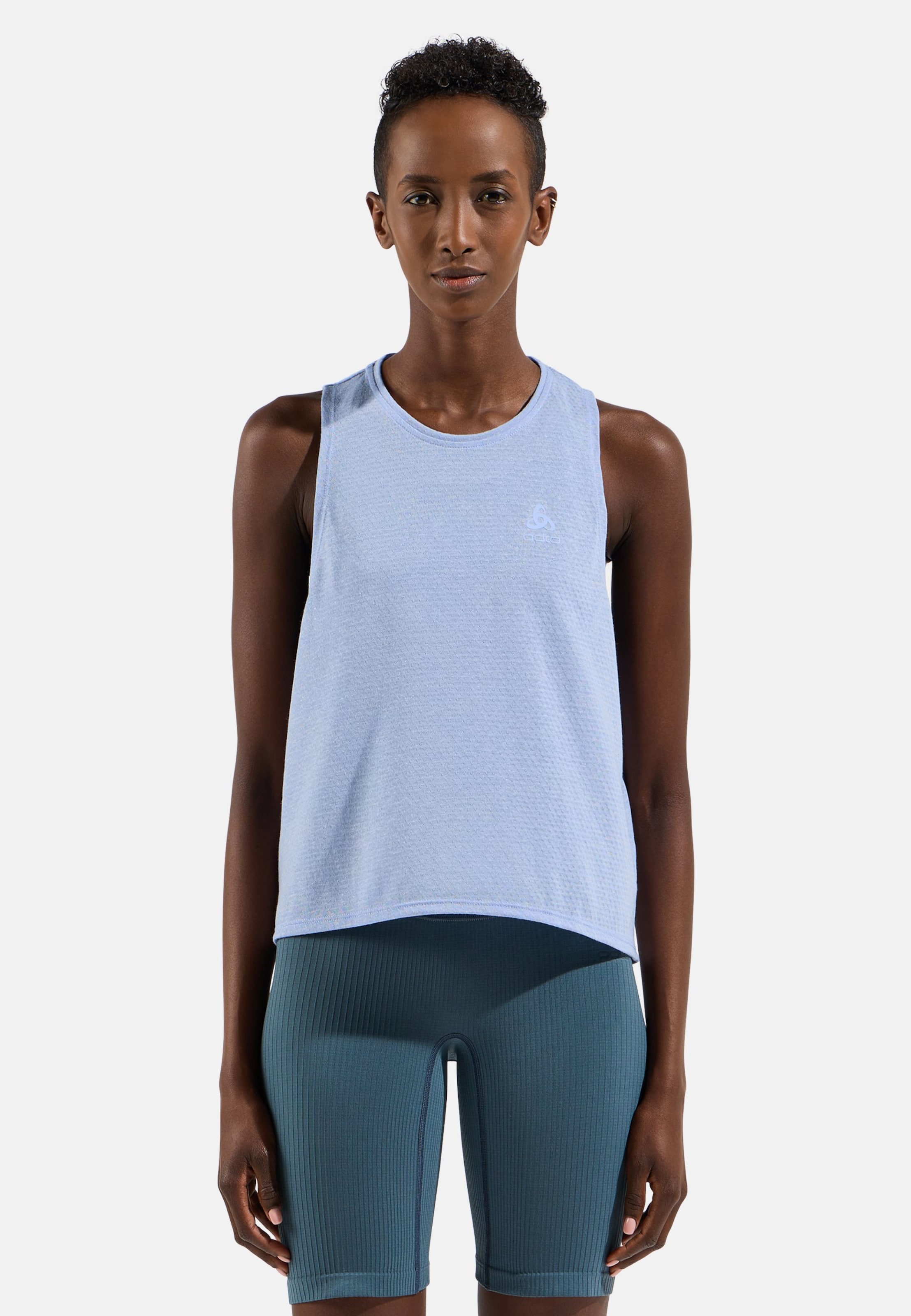 Odlo Active 365 Linencool Tanktop mit Rundhalsausschnitt für Damen, L, blau